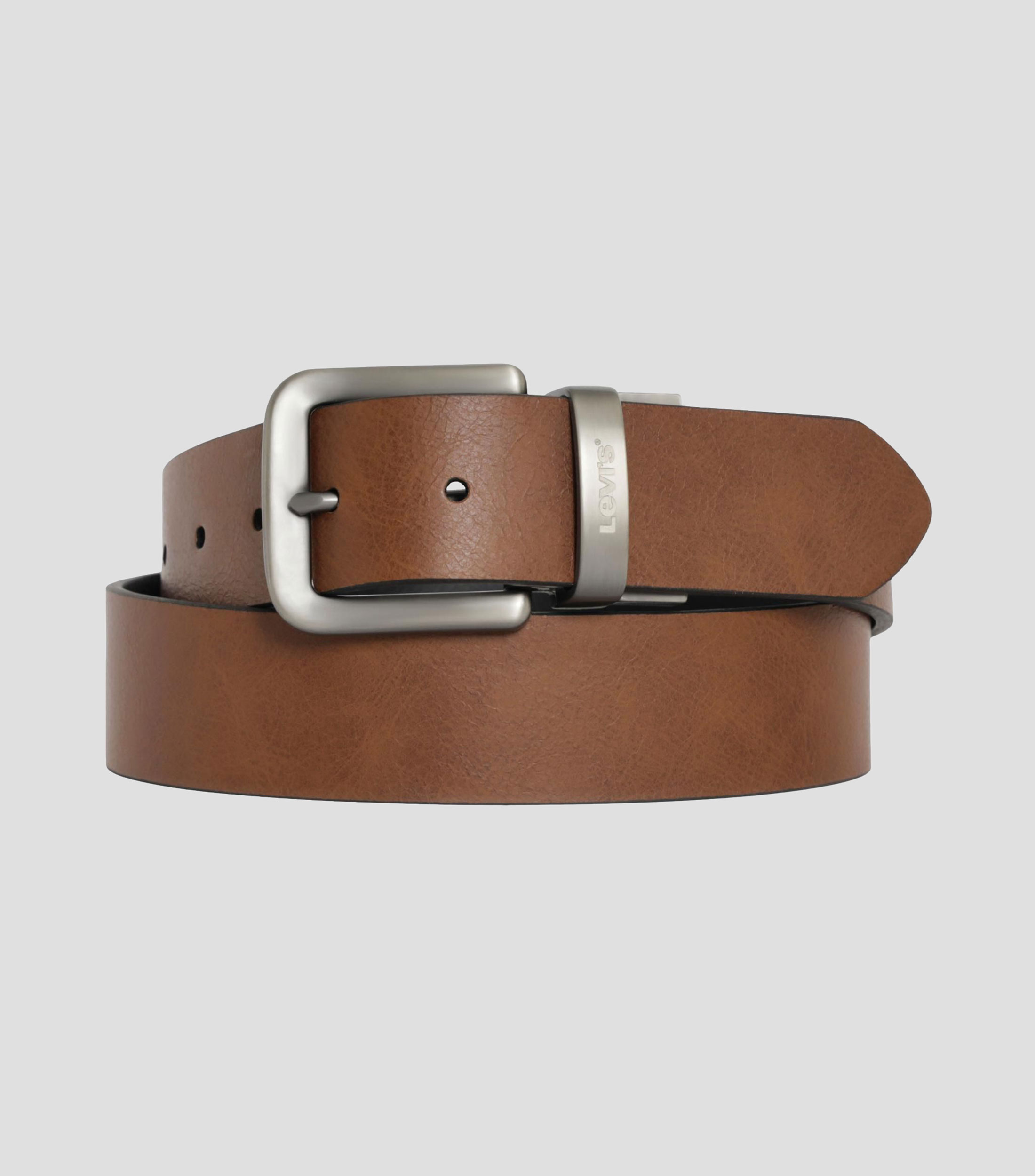Cinturón reversible en piel casual Hombre