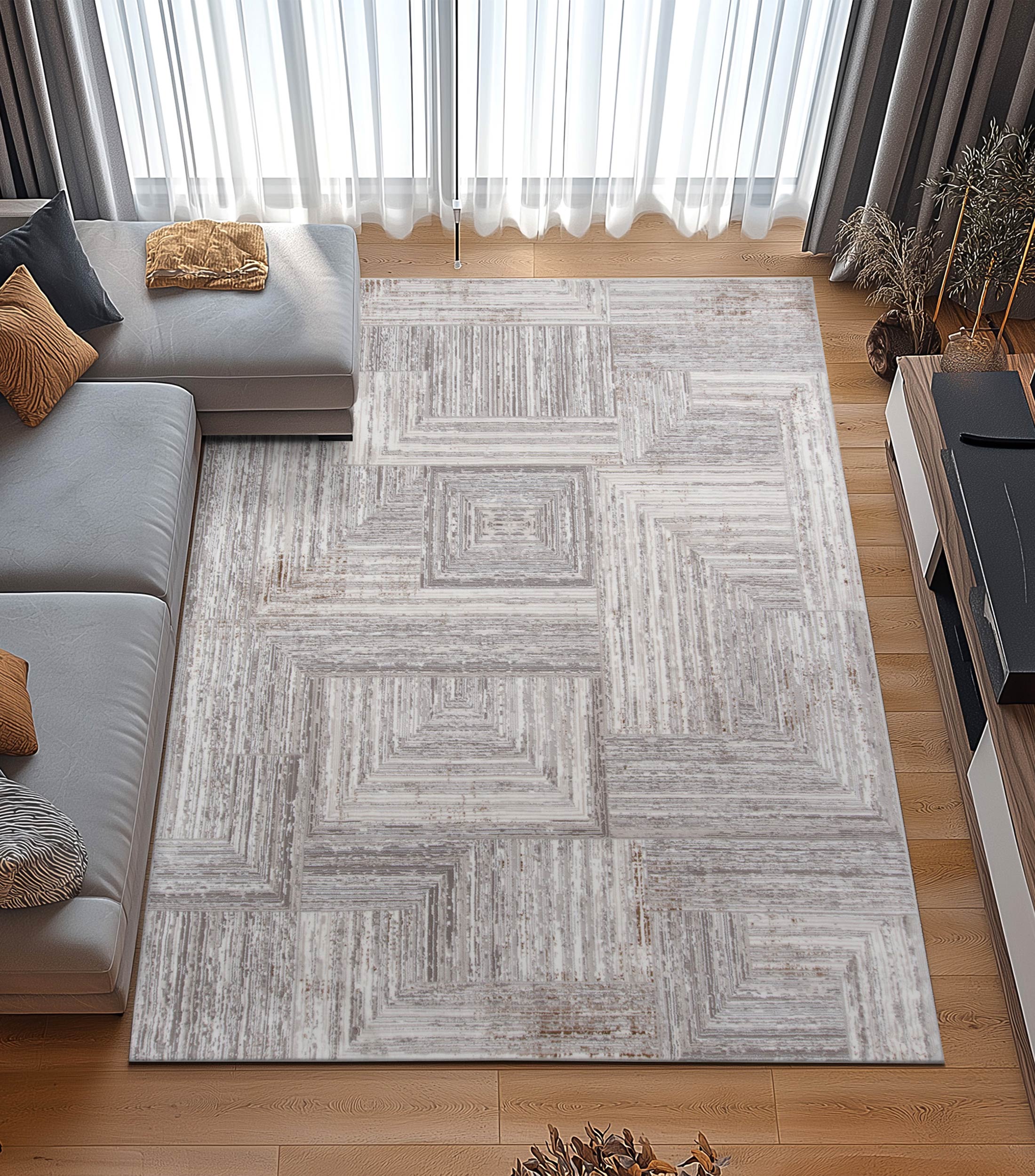 Tapete decorativo Laisha crema 290X200