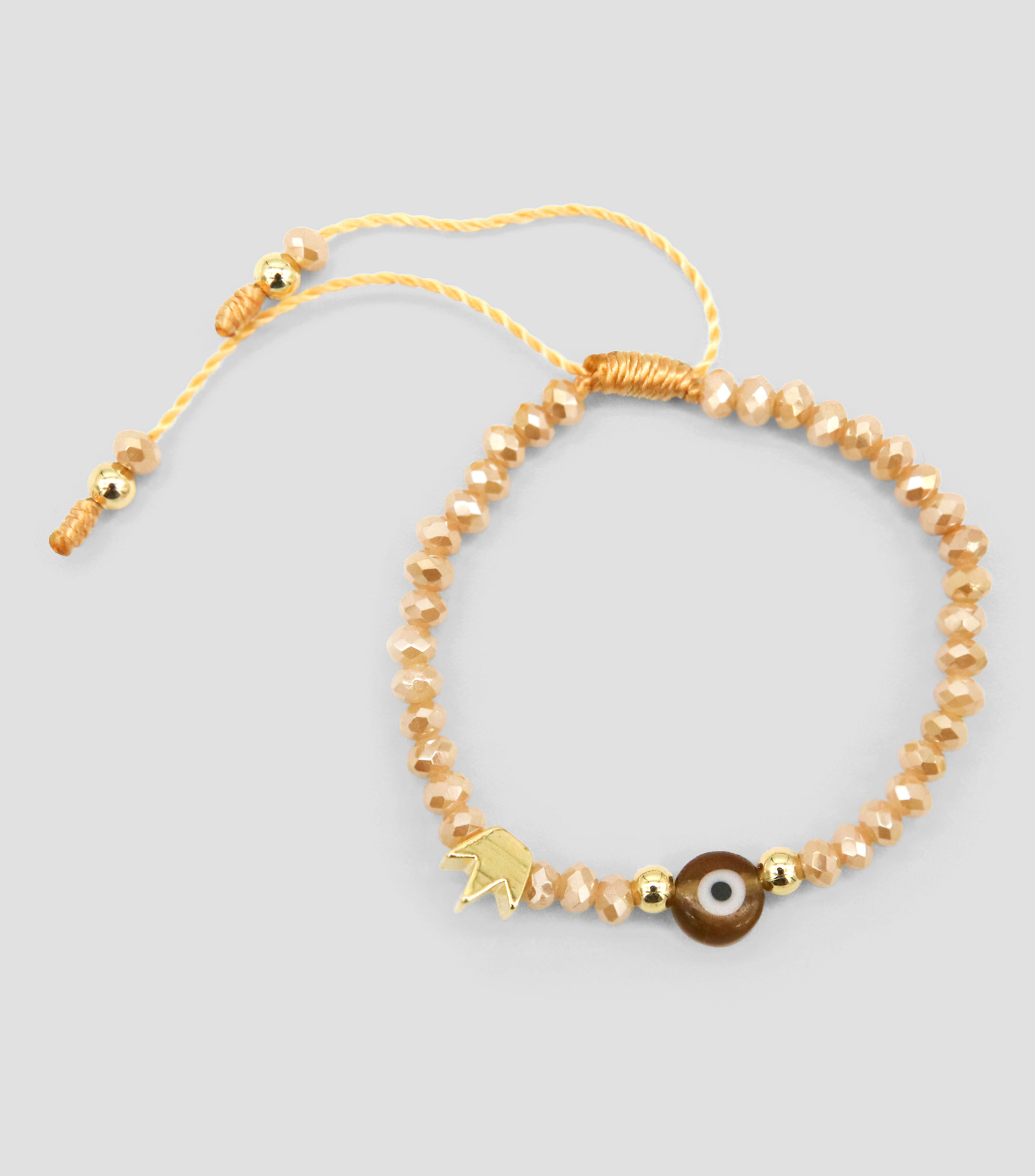 Pulsera Ajustable Ojos Ivory Bebe