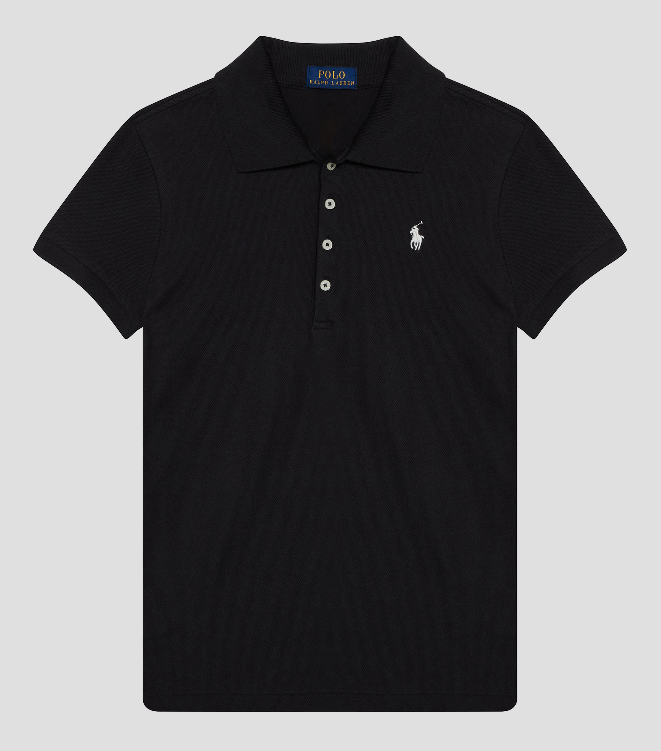 Playera tipo polo de manga corta Niña
