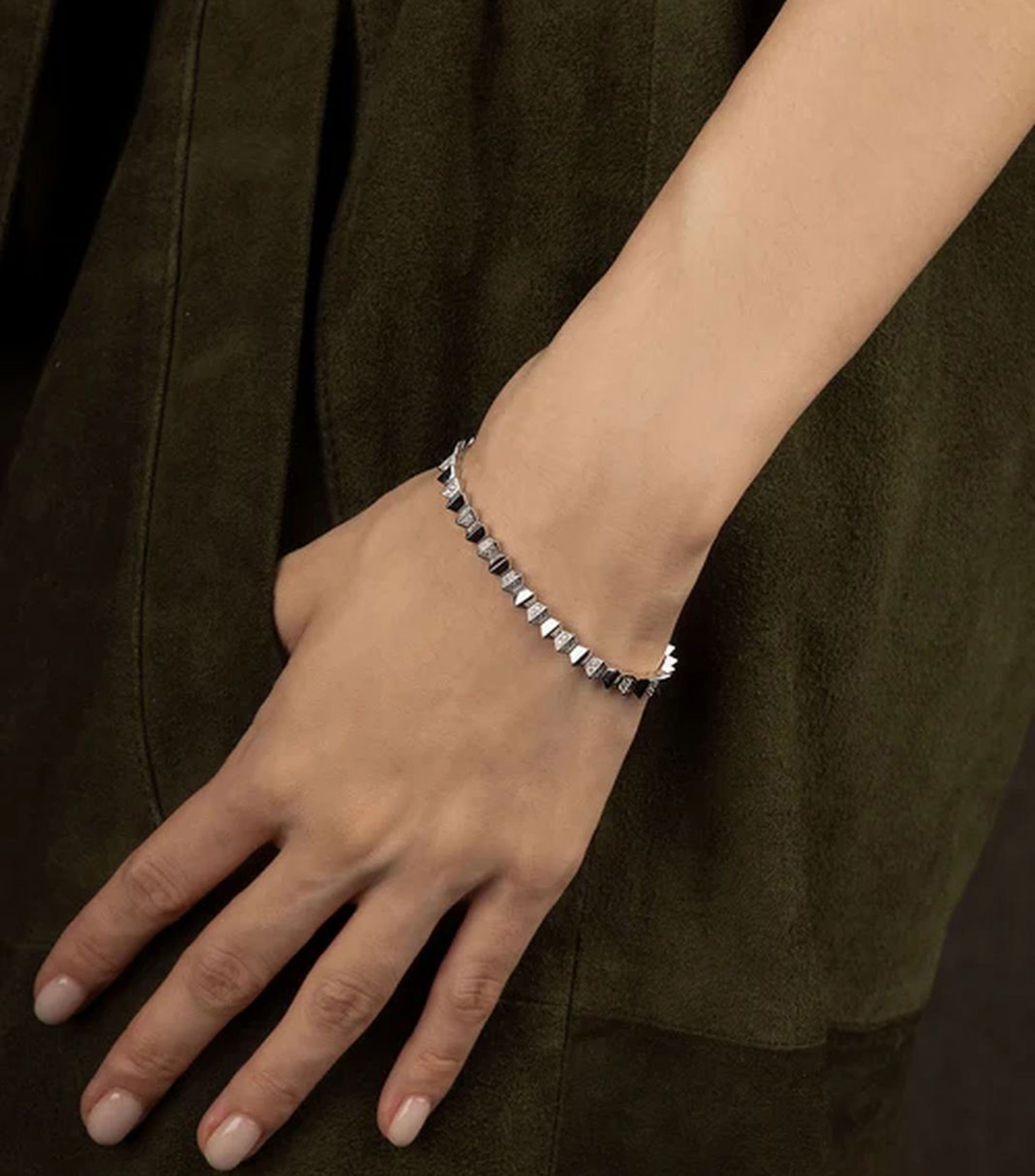 Pulsera en plata de primera ley Automne Mujer