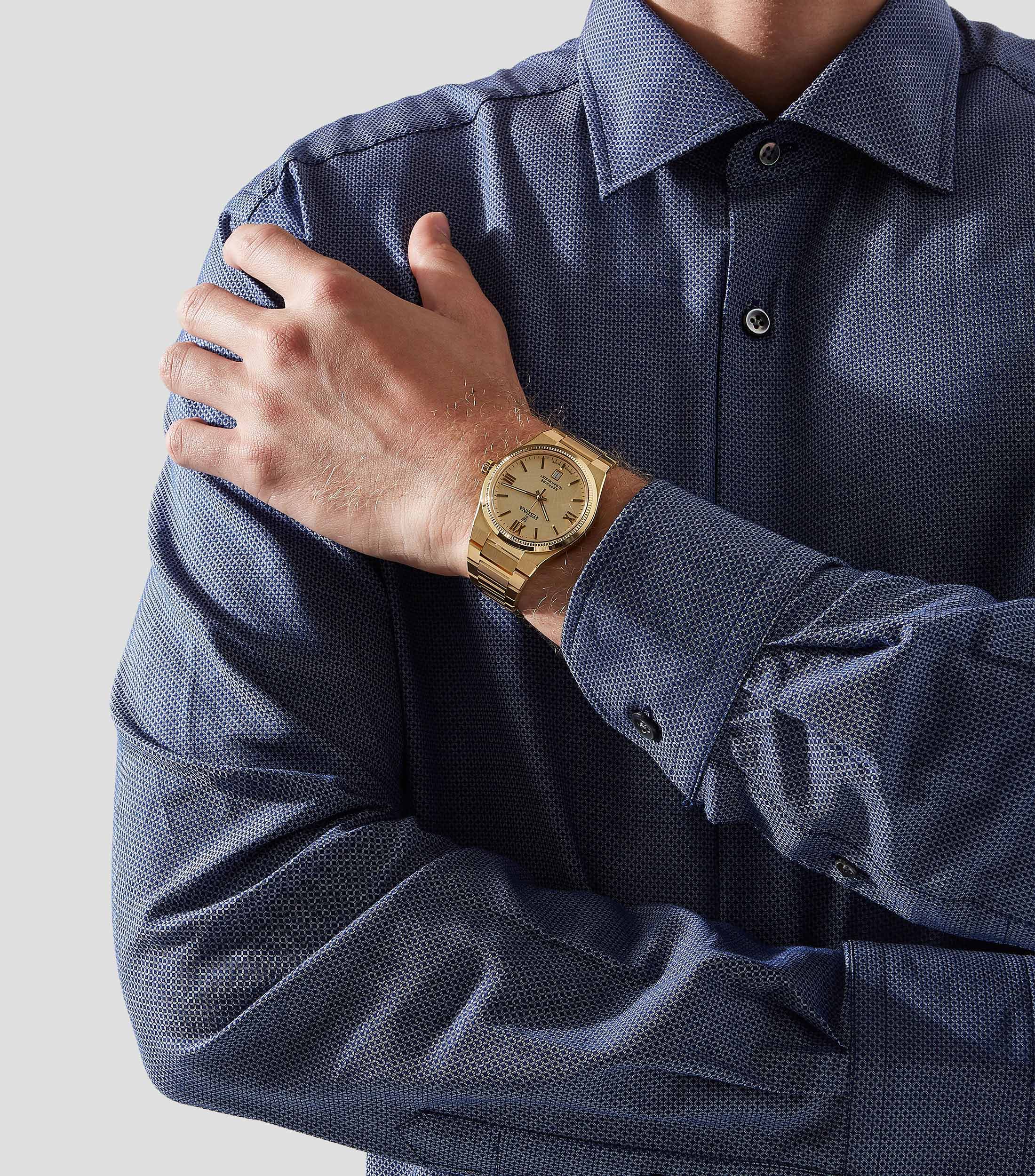 Reloj para Hombre Rive De vestir, Dorado