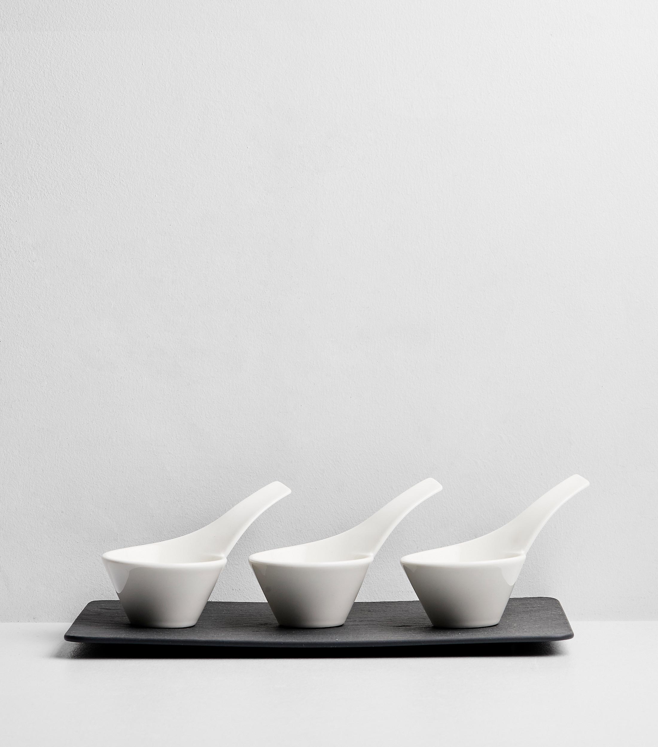 Set de 3 bowls para dip New wave liso