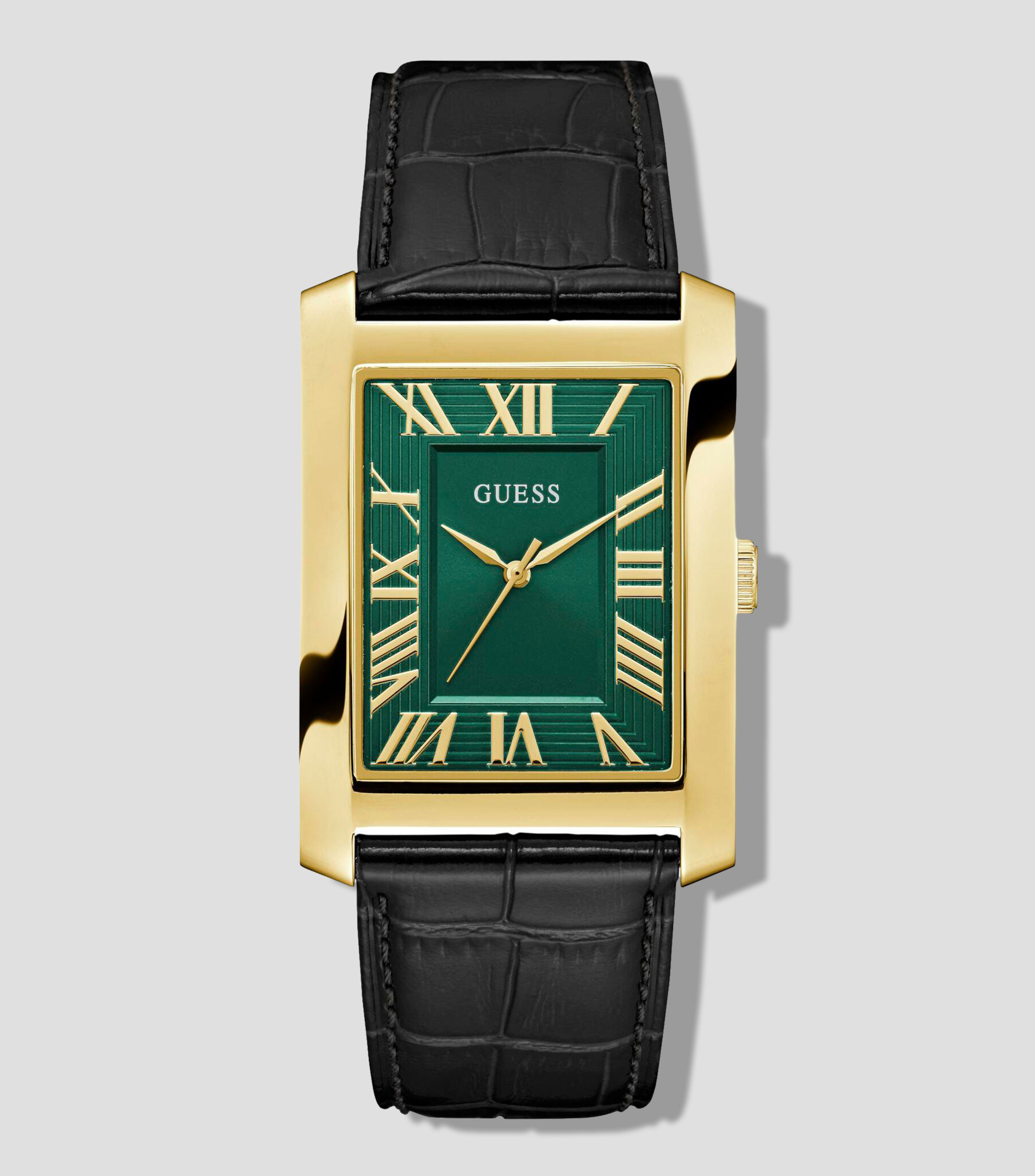 Reloj para Hombre Clyde de vestir Verde, Dorado
