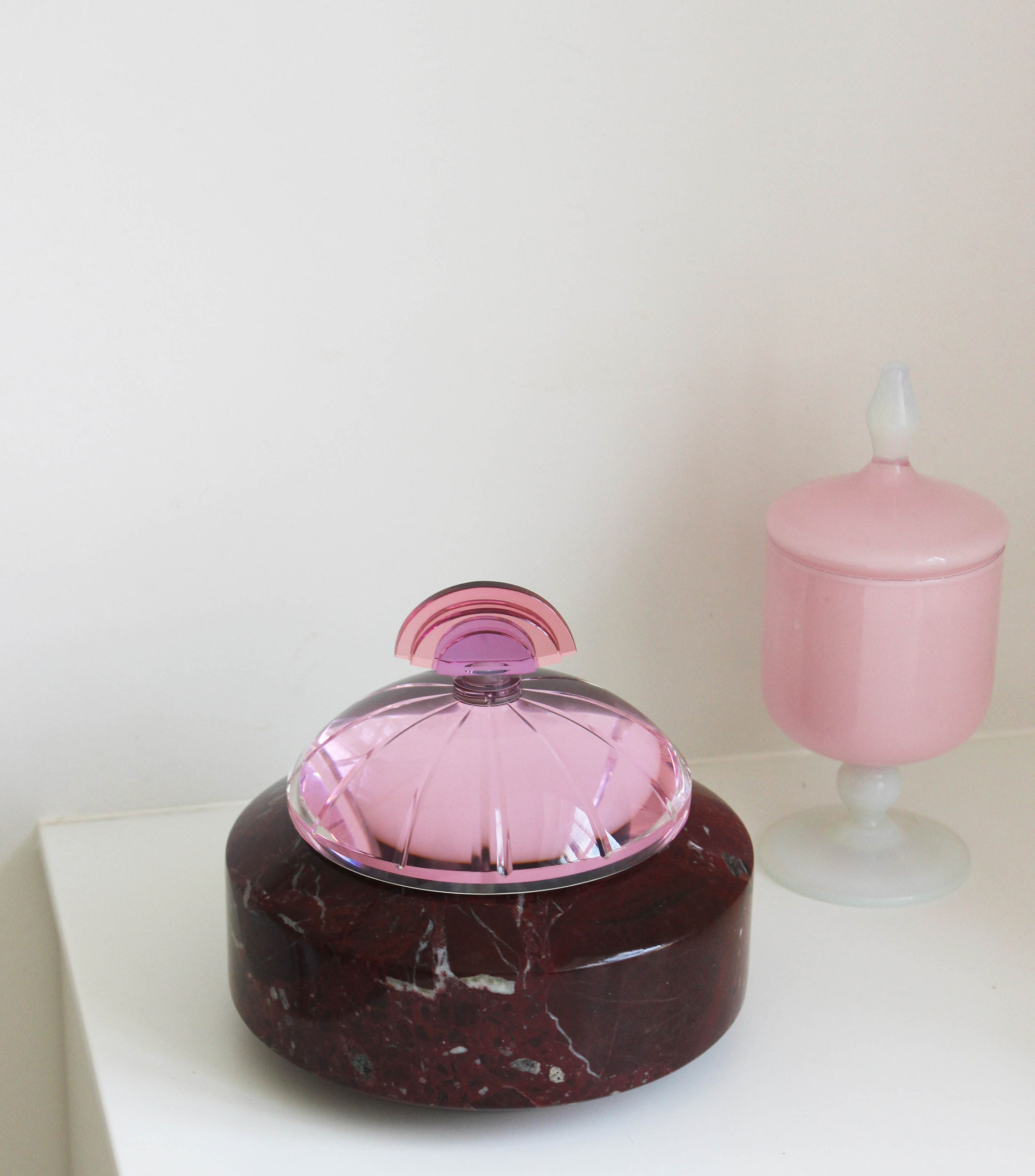 Bombonera Cherry en Cristal