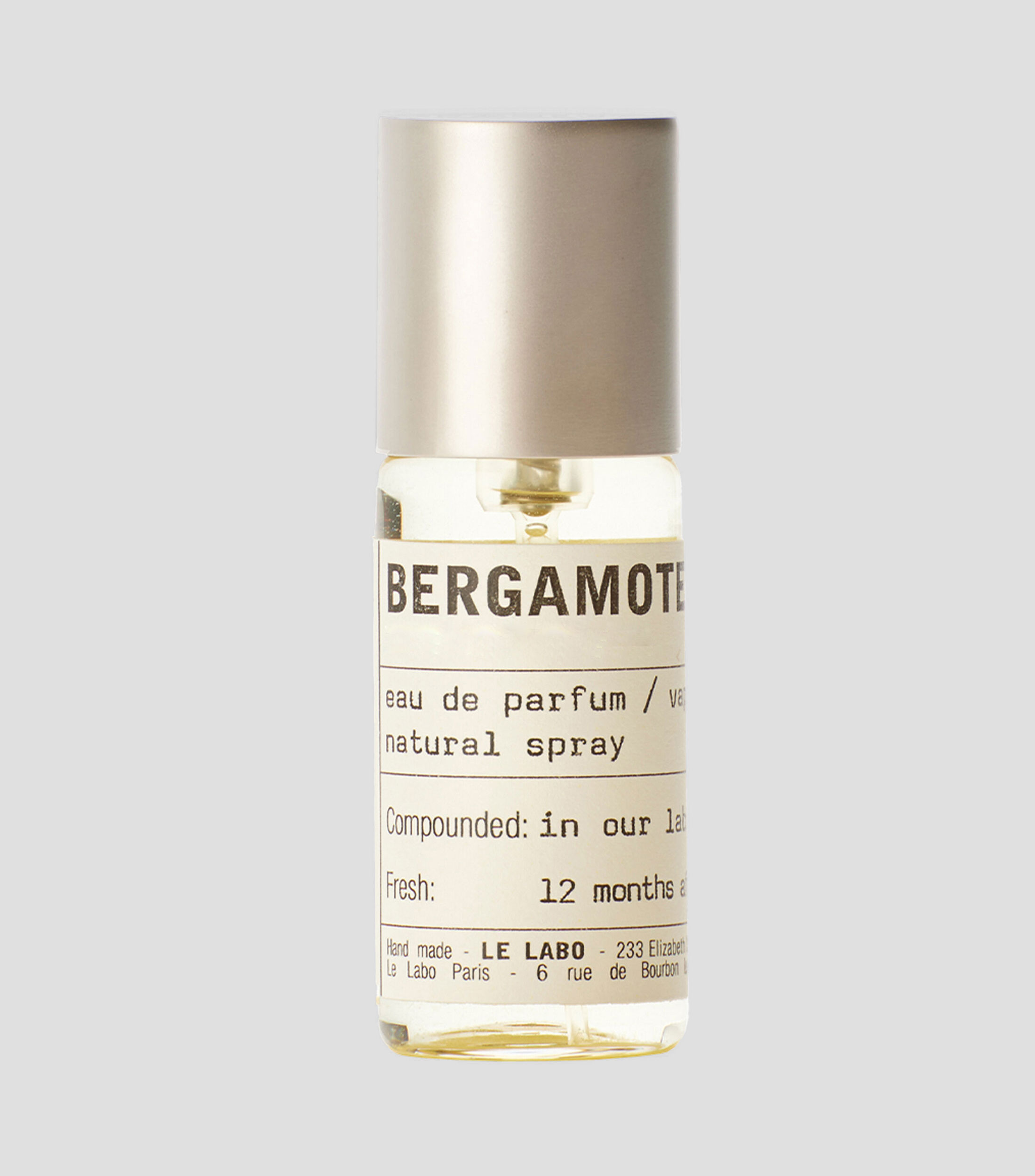Perfume, Bergamote 22 Eau de Parfum, 15 ml Unisex