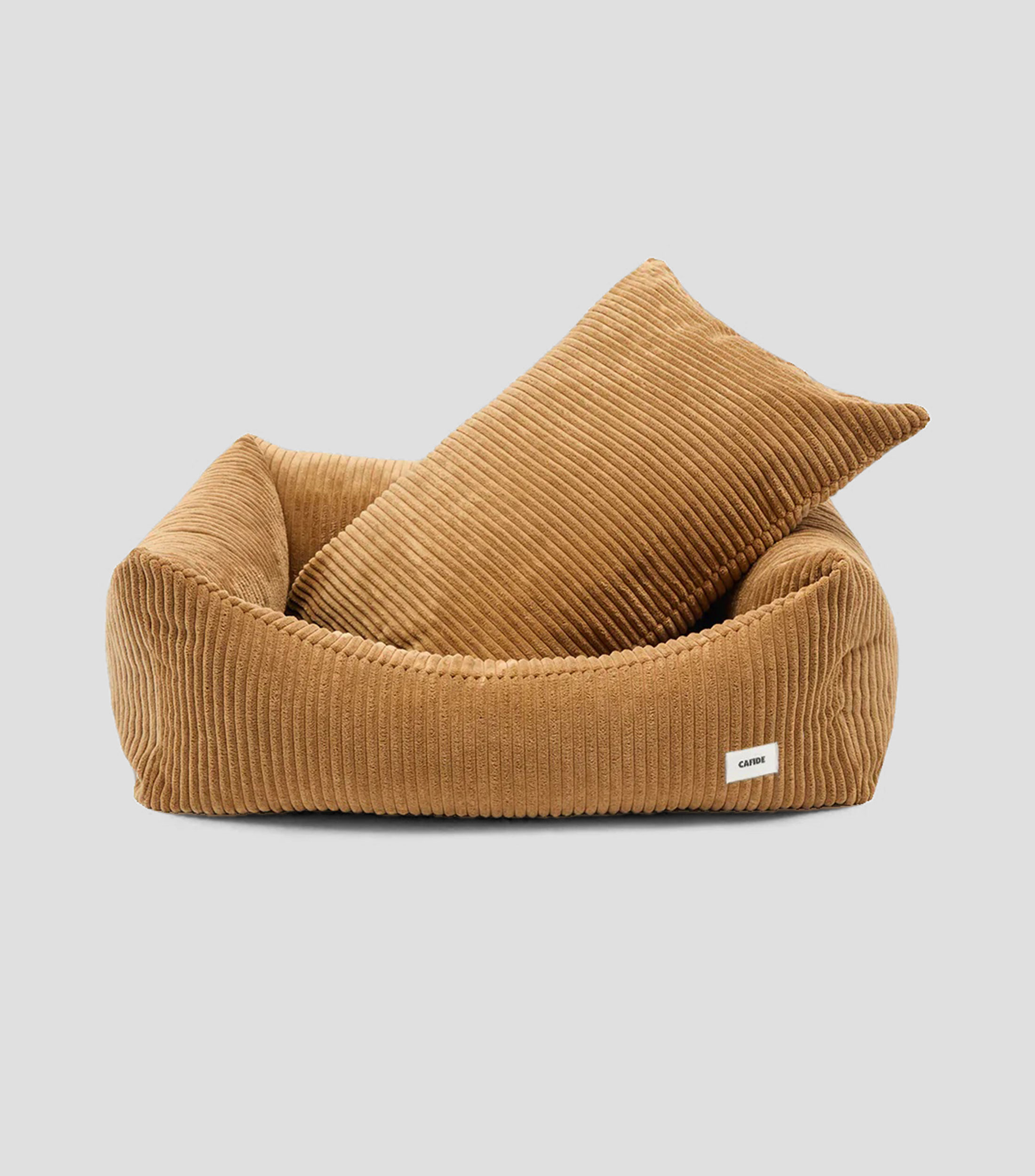 Cama para mascota M Snozy pana mostaza