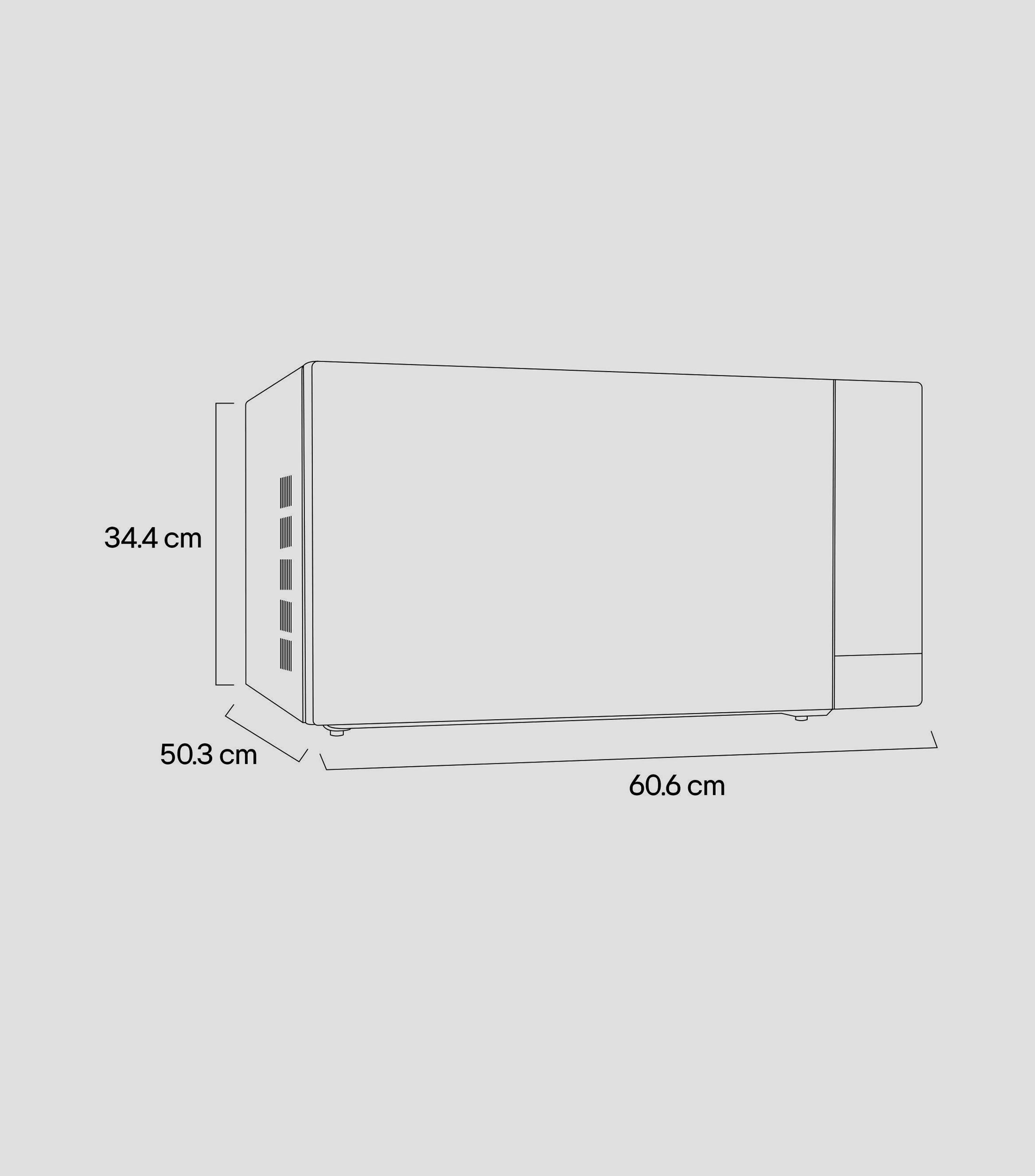Horno de microondas NeoChef 2.0 pies MS2097JSS Negro