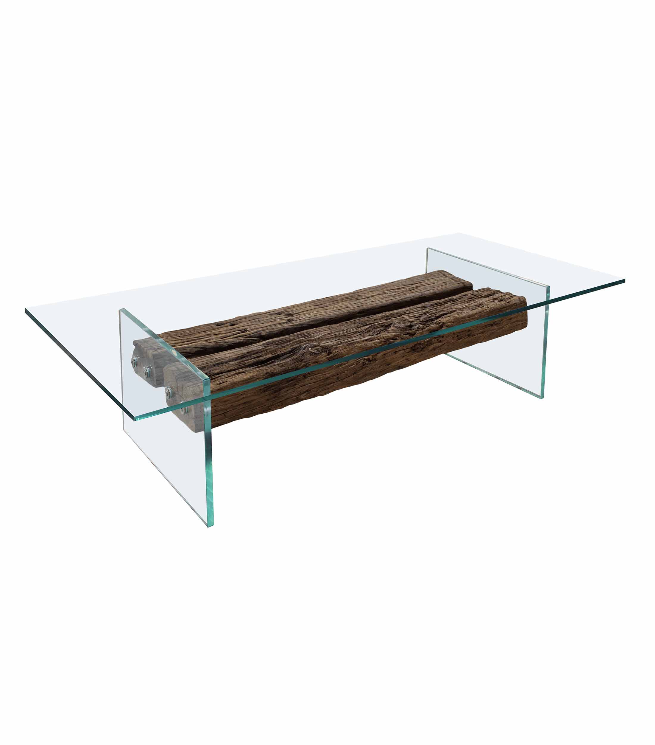 Mesa de centro Detroit en cristal