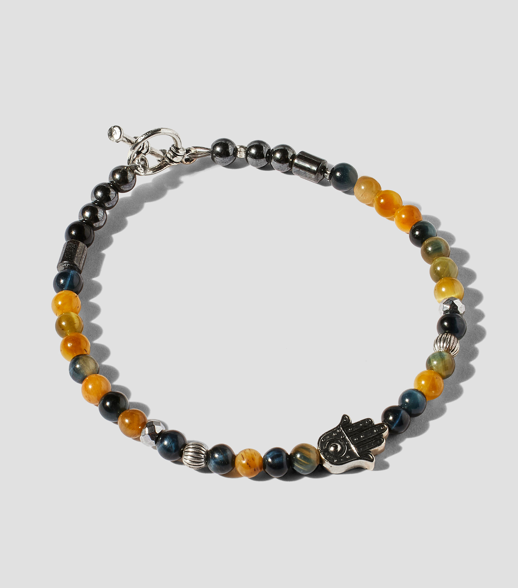 Pulsera de ojo de tigre Hombre