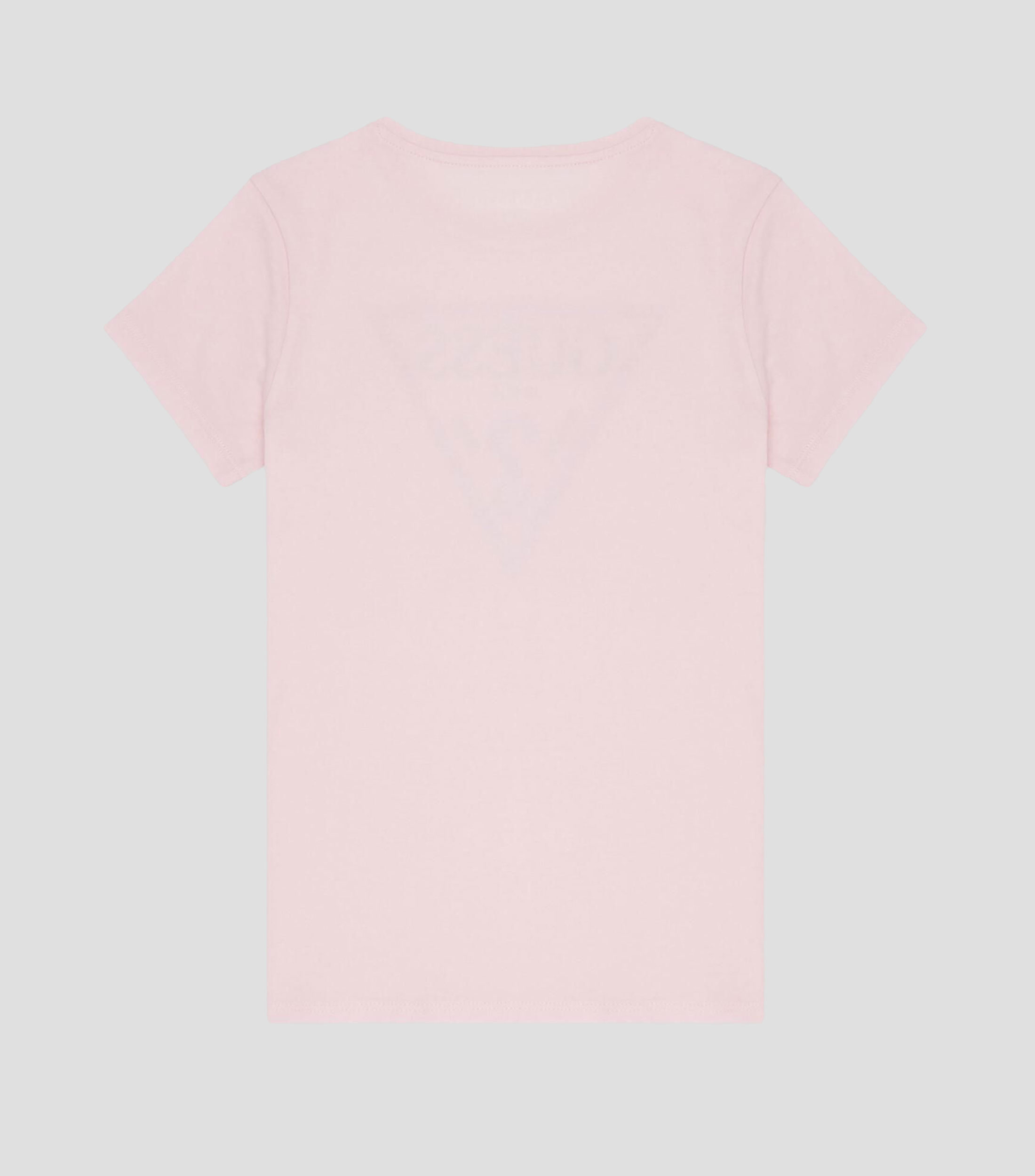 Playera cuello redondo manga corta estampada Niña