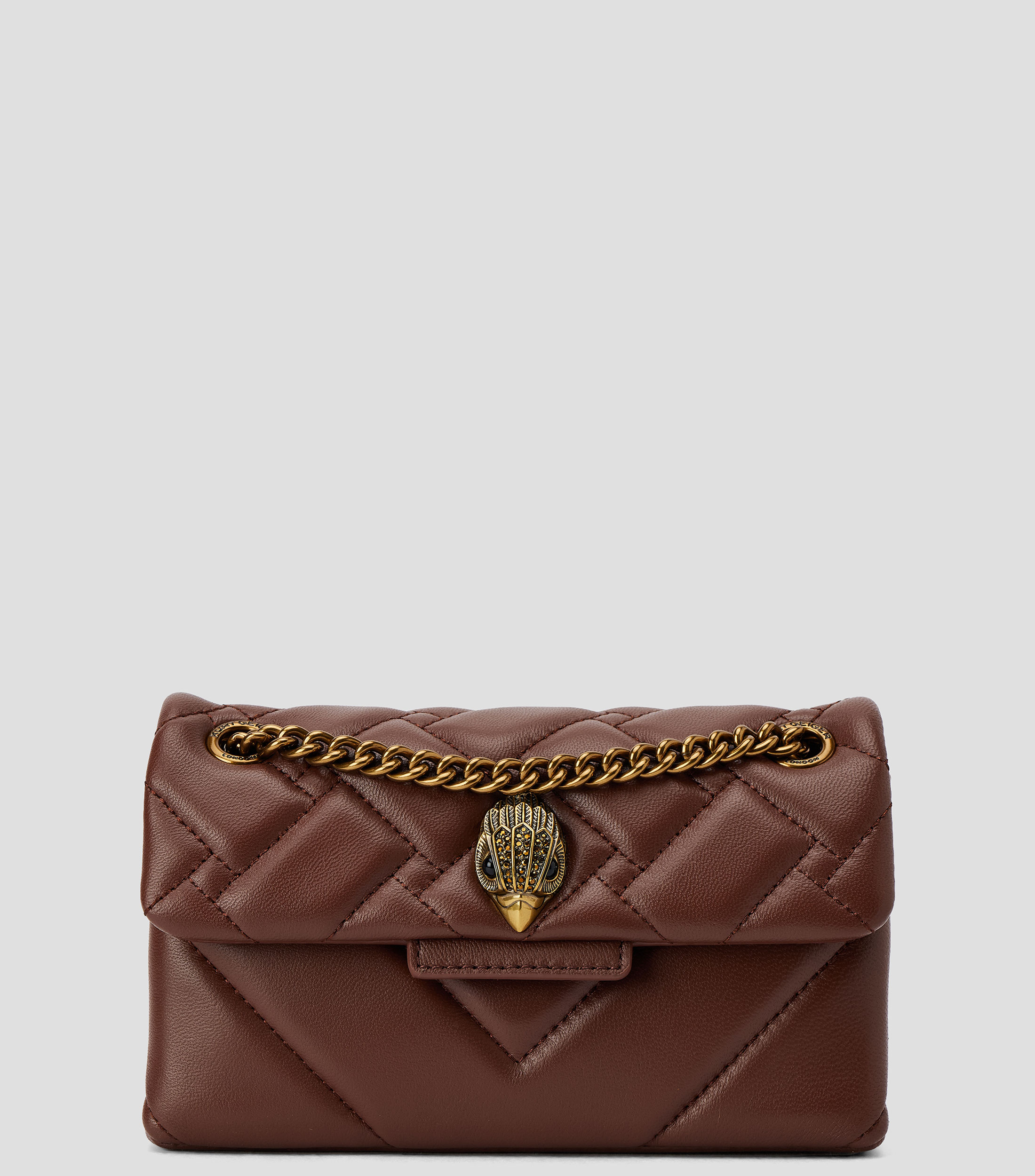 Bolsa Shoulder en piel de ovino Kensington lisa Mujer