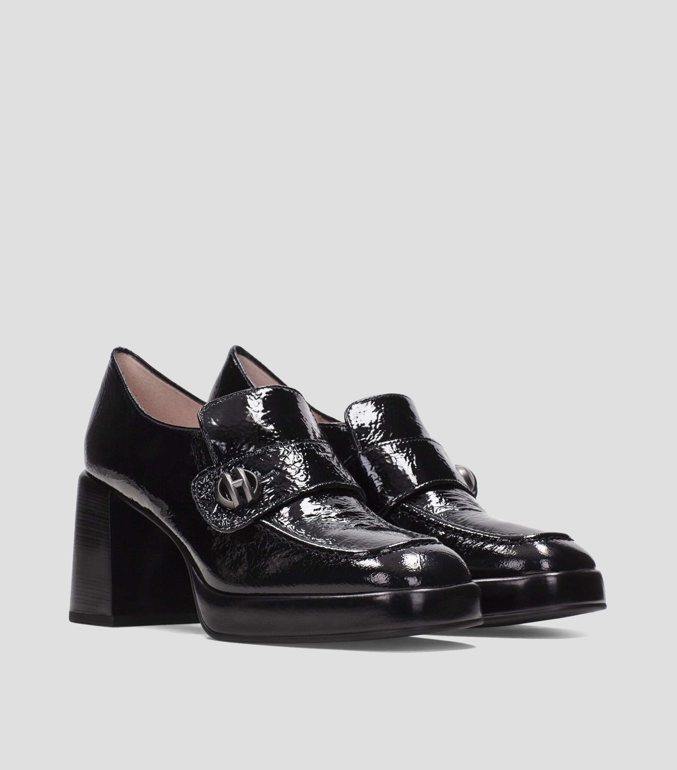 Zapatos Tokio con plataforma y tacón ancho de 7 cm Mujer