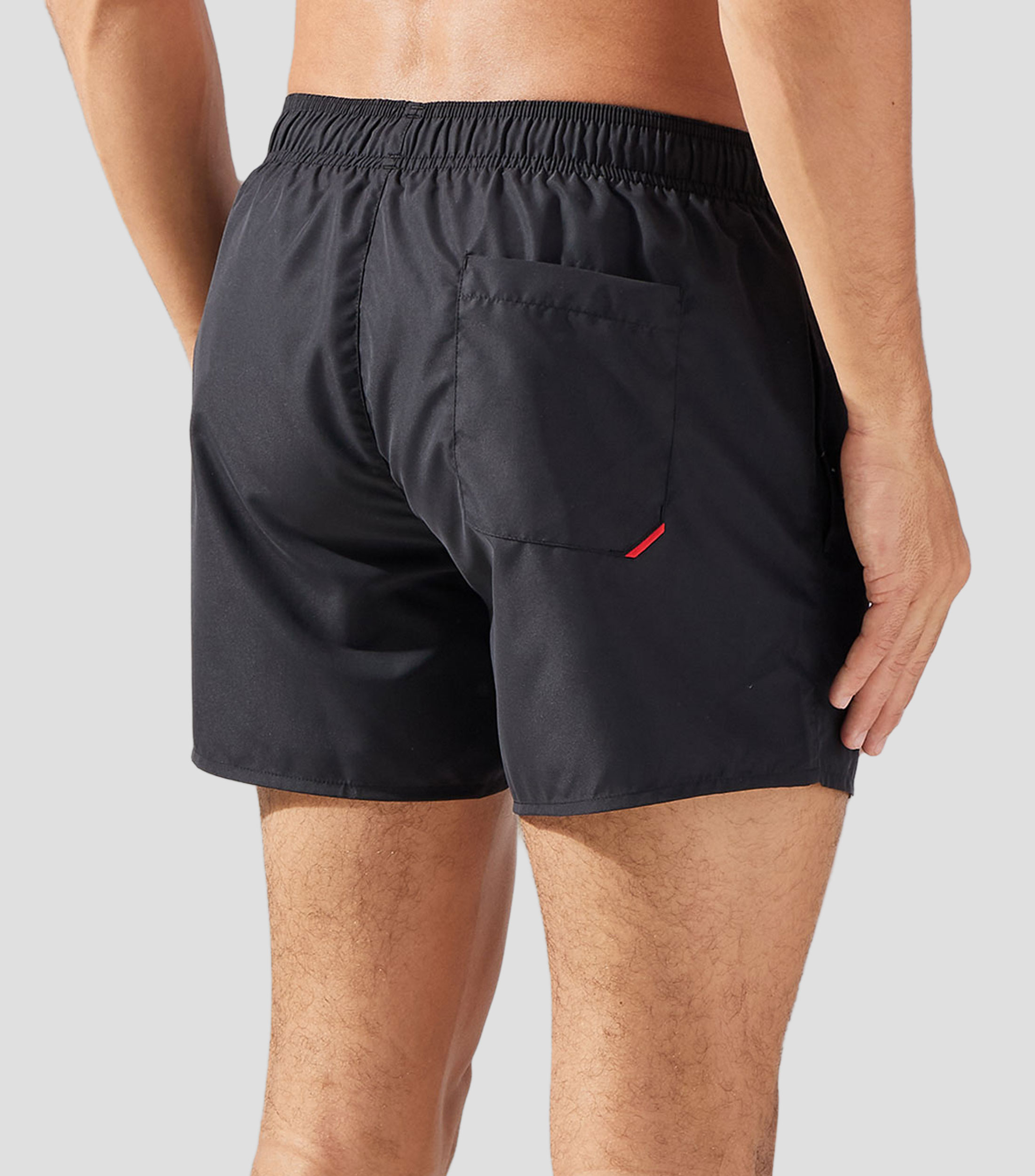 Traje de baño corto estampado Hombre