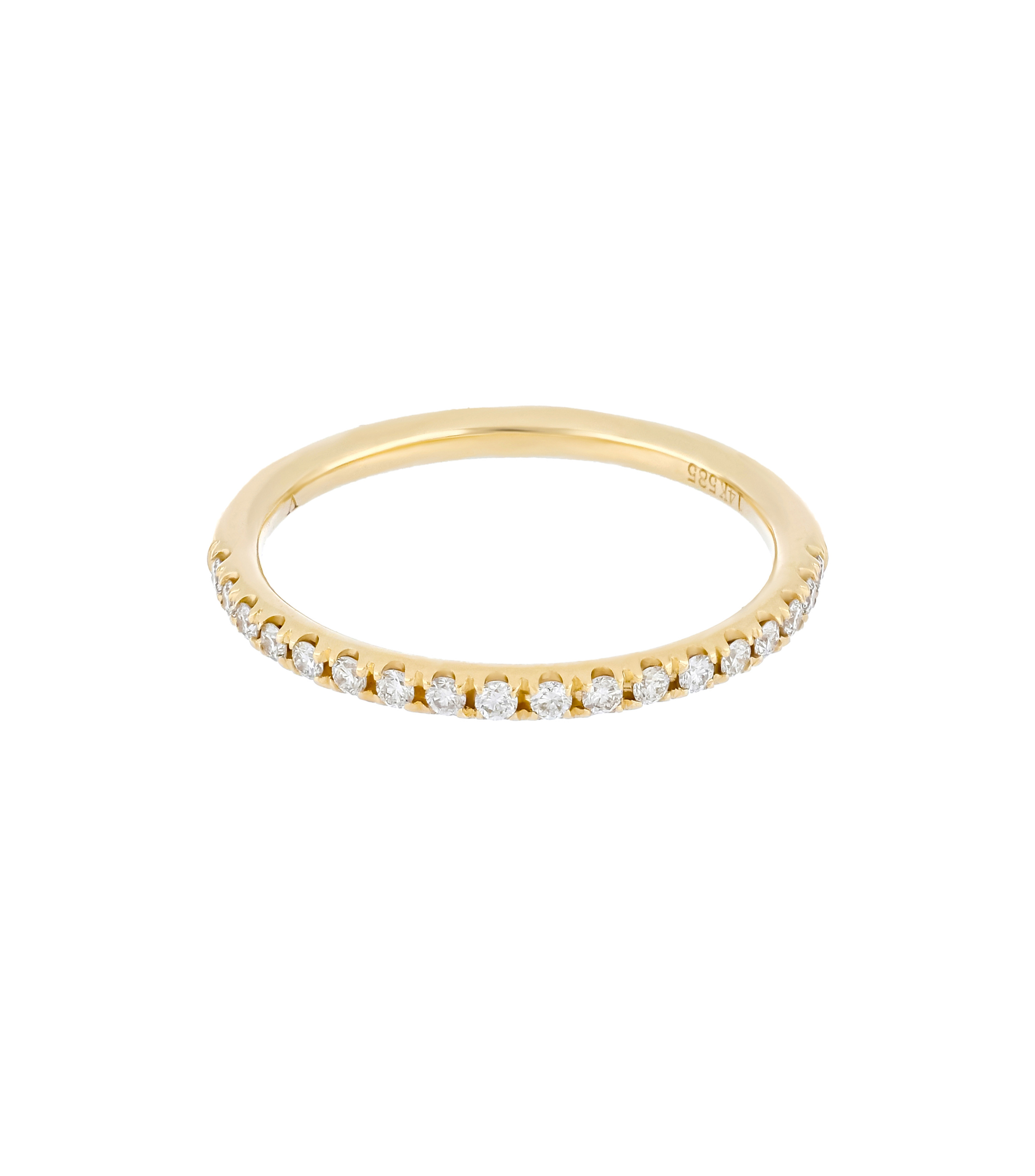 Anillo churumbela en oro 14 Kts con diamantes Mujer