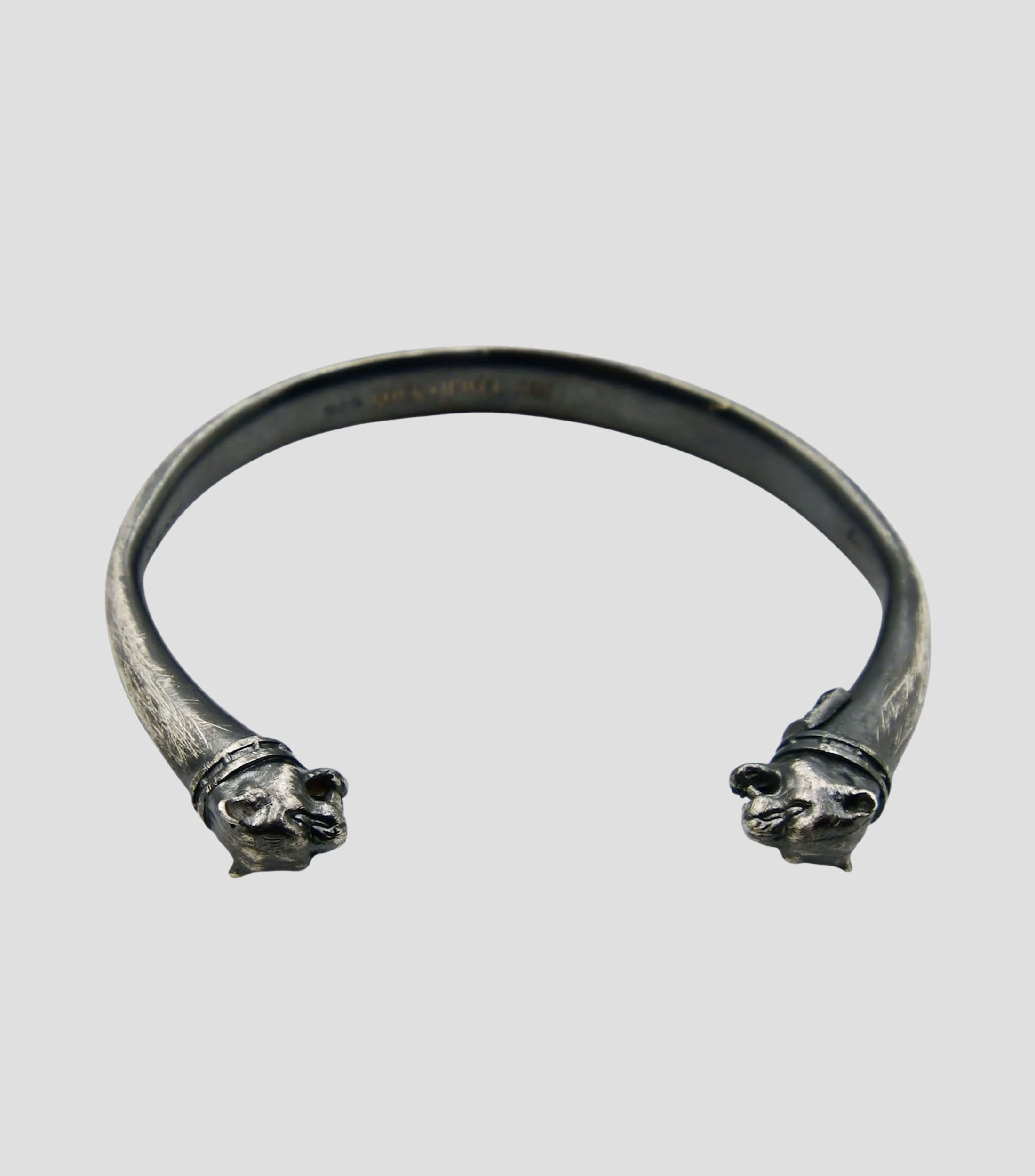 Brazalete en plata Pantera Unisex