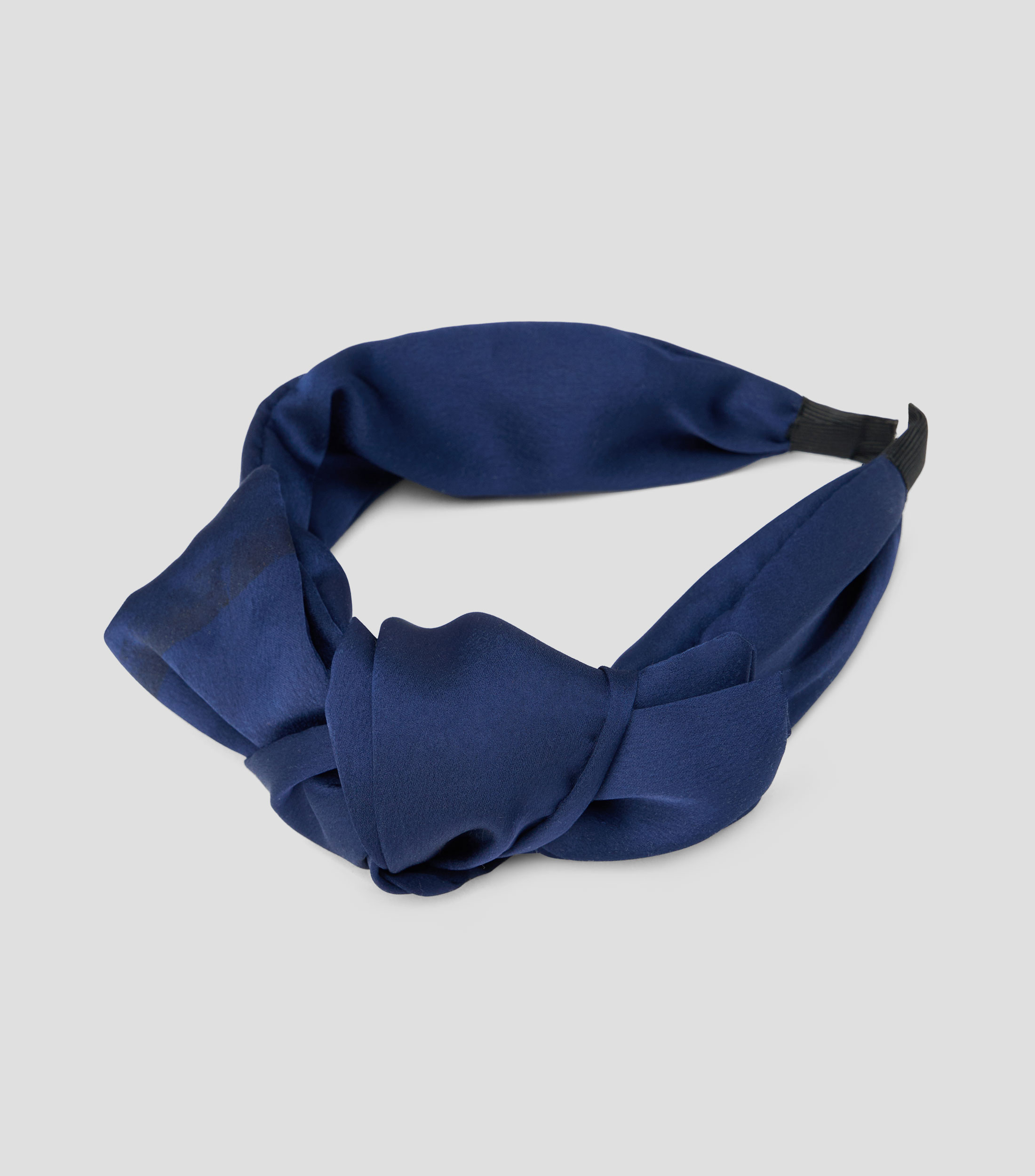 Diadema azul marino lisa Mujer