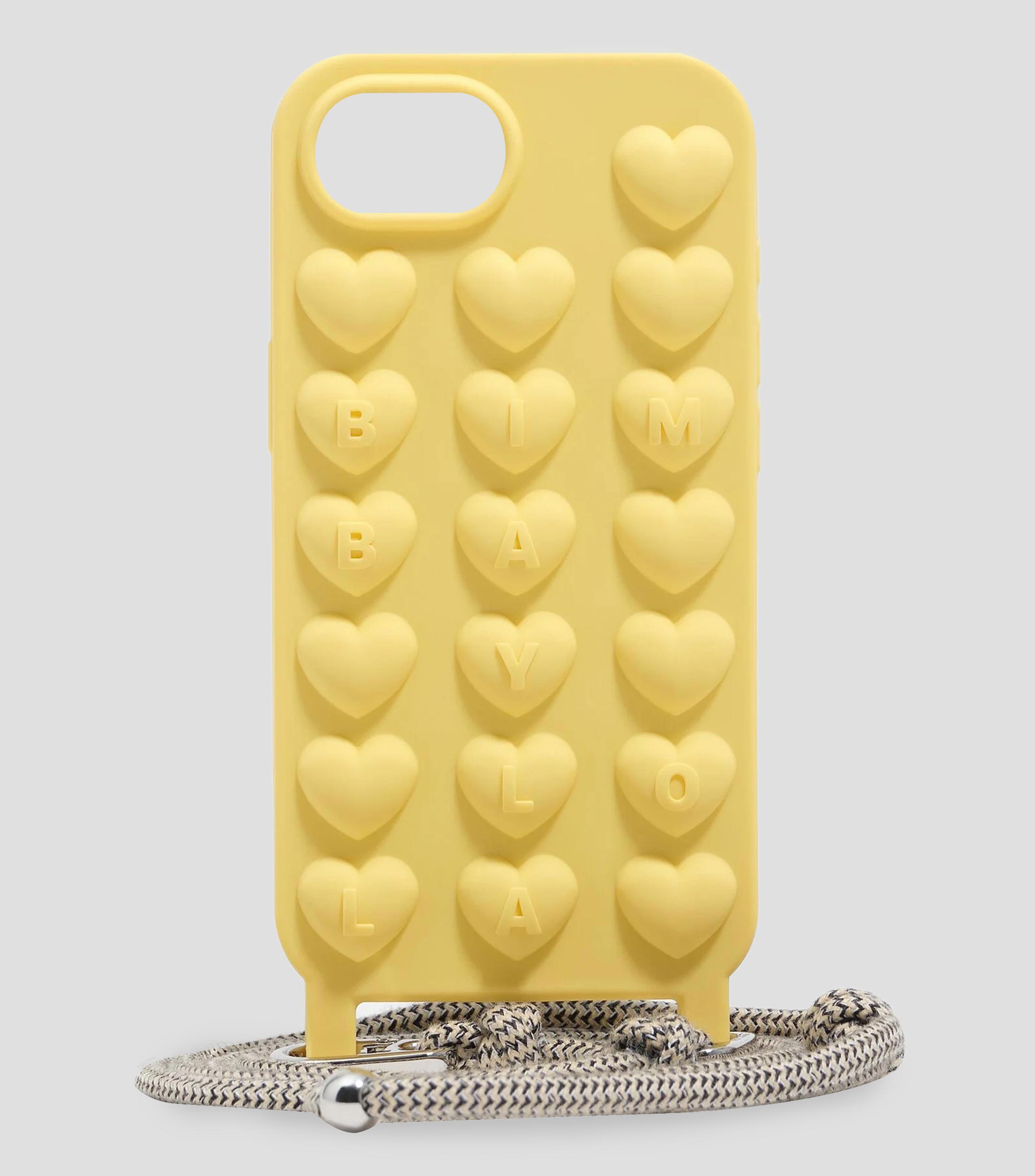 Funda de silicona con cuerda para iPhone 16E