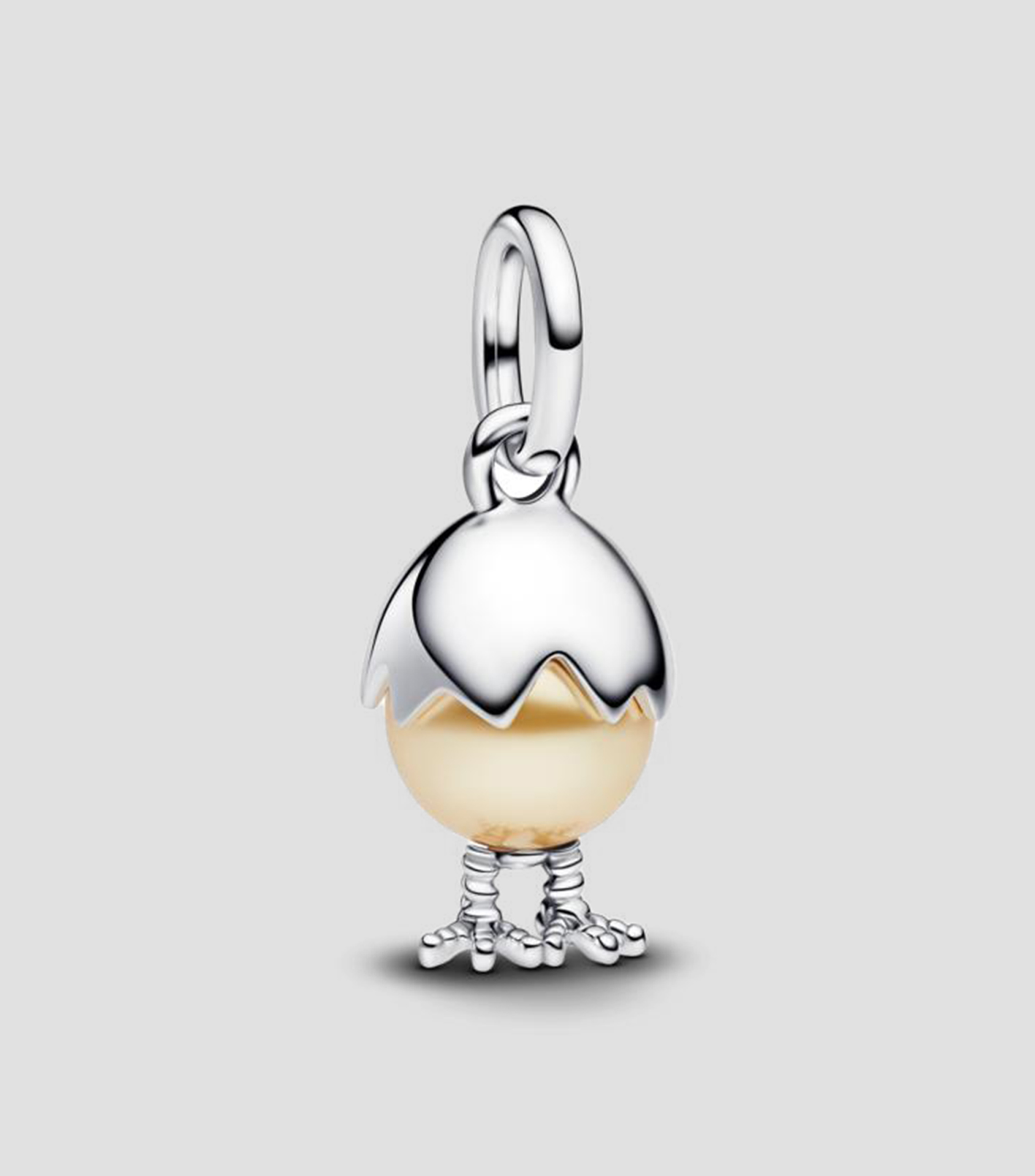 Charm en Plata Huevo Mujer