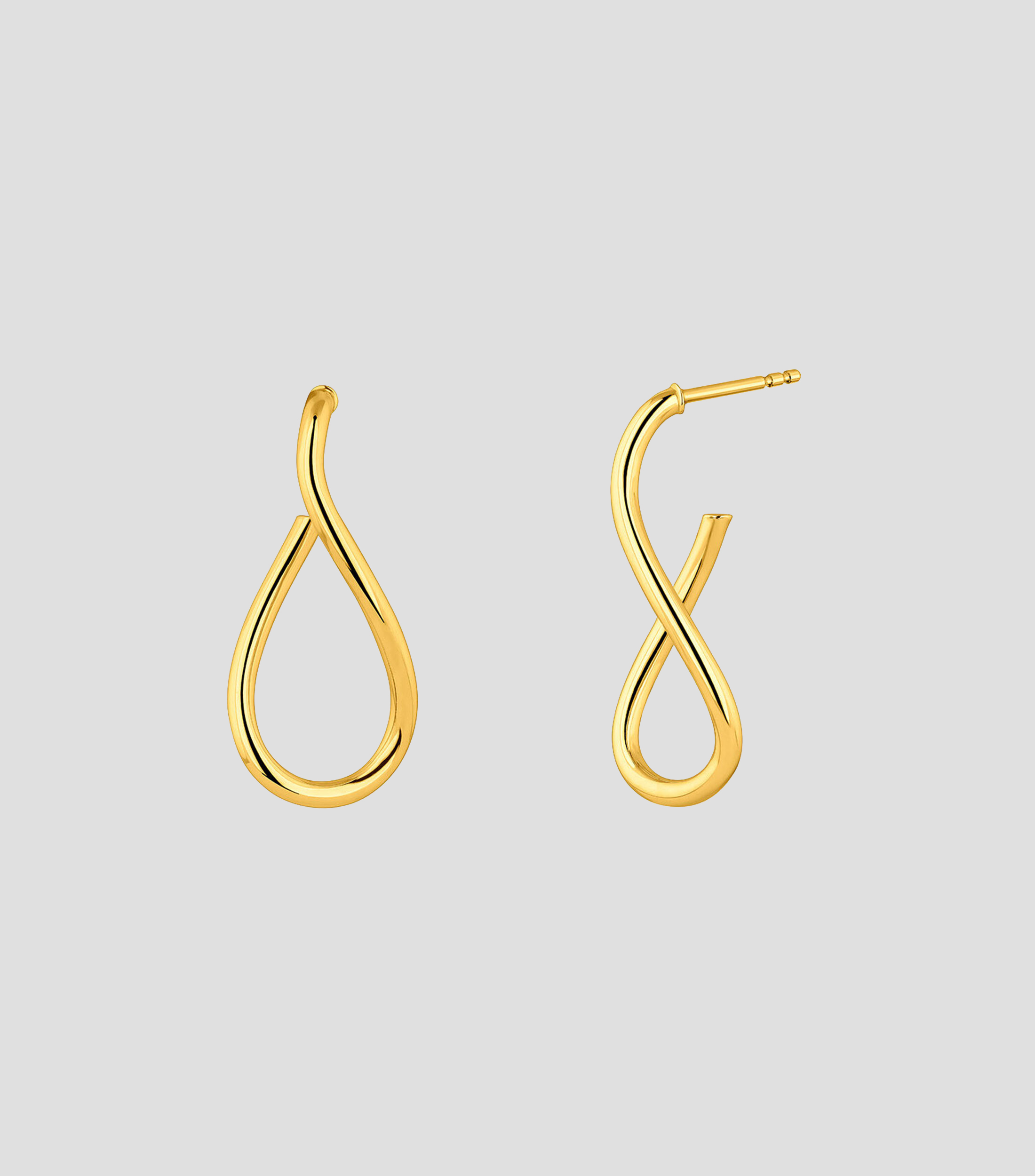 Pendientes en plata Hooped Mujer