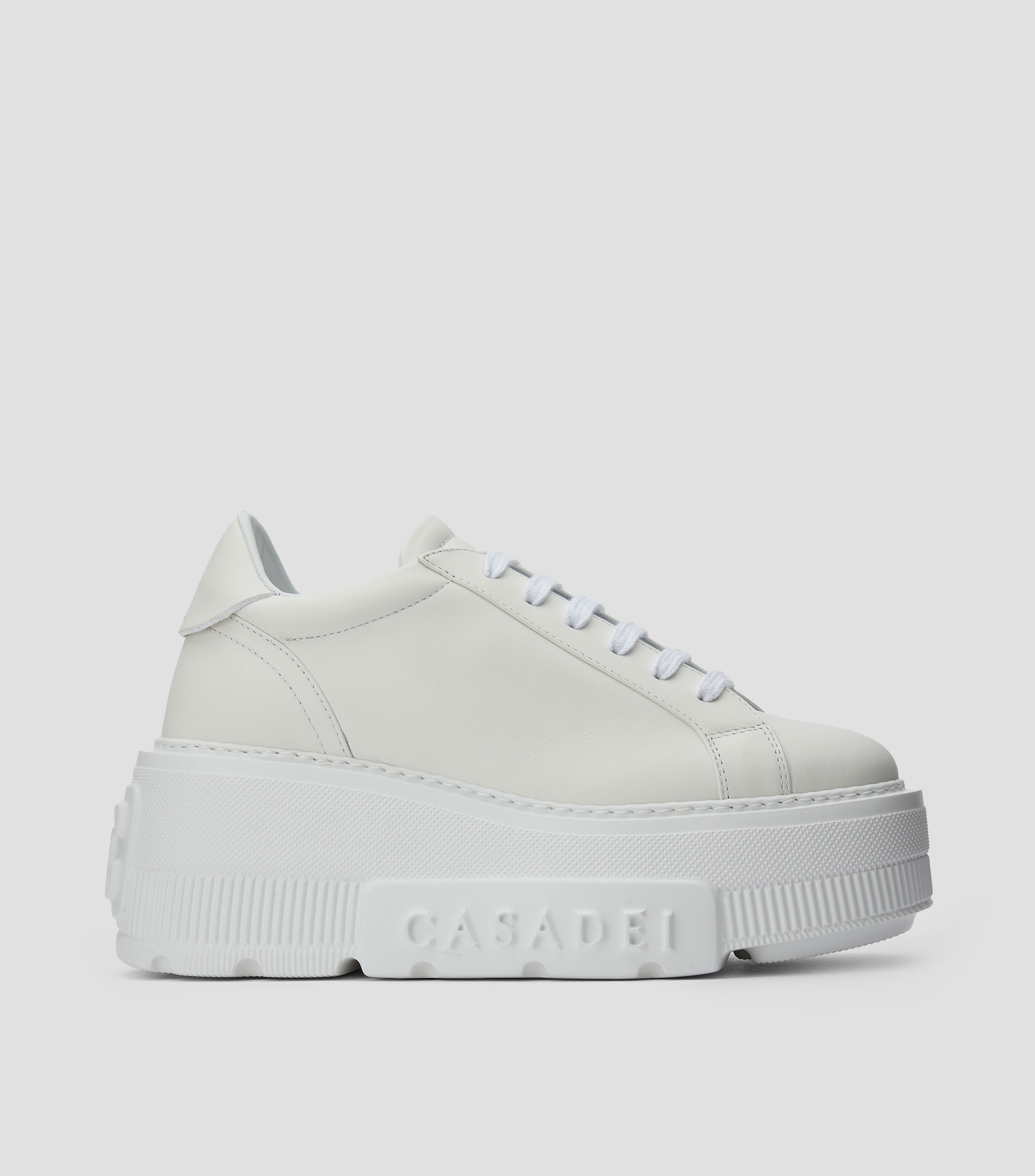 Tenis casuales en piel con plataforma Nexus Mujer