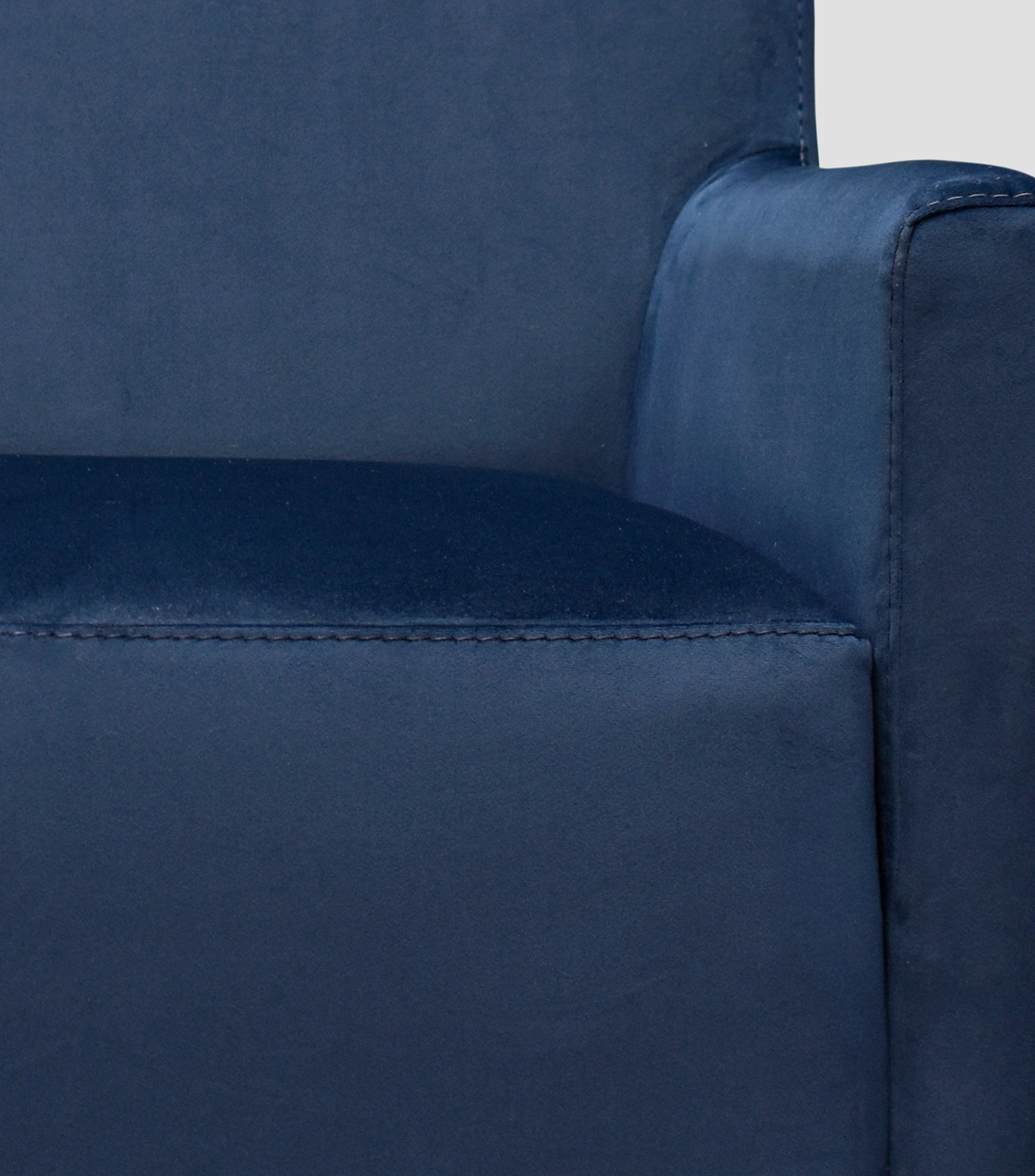 Sillón giratorio Wilton azul