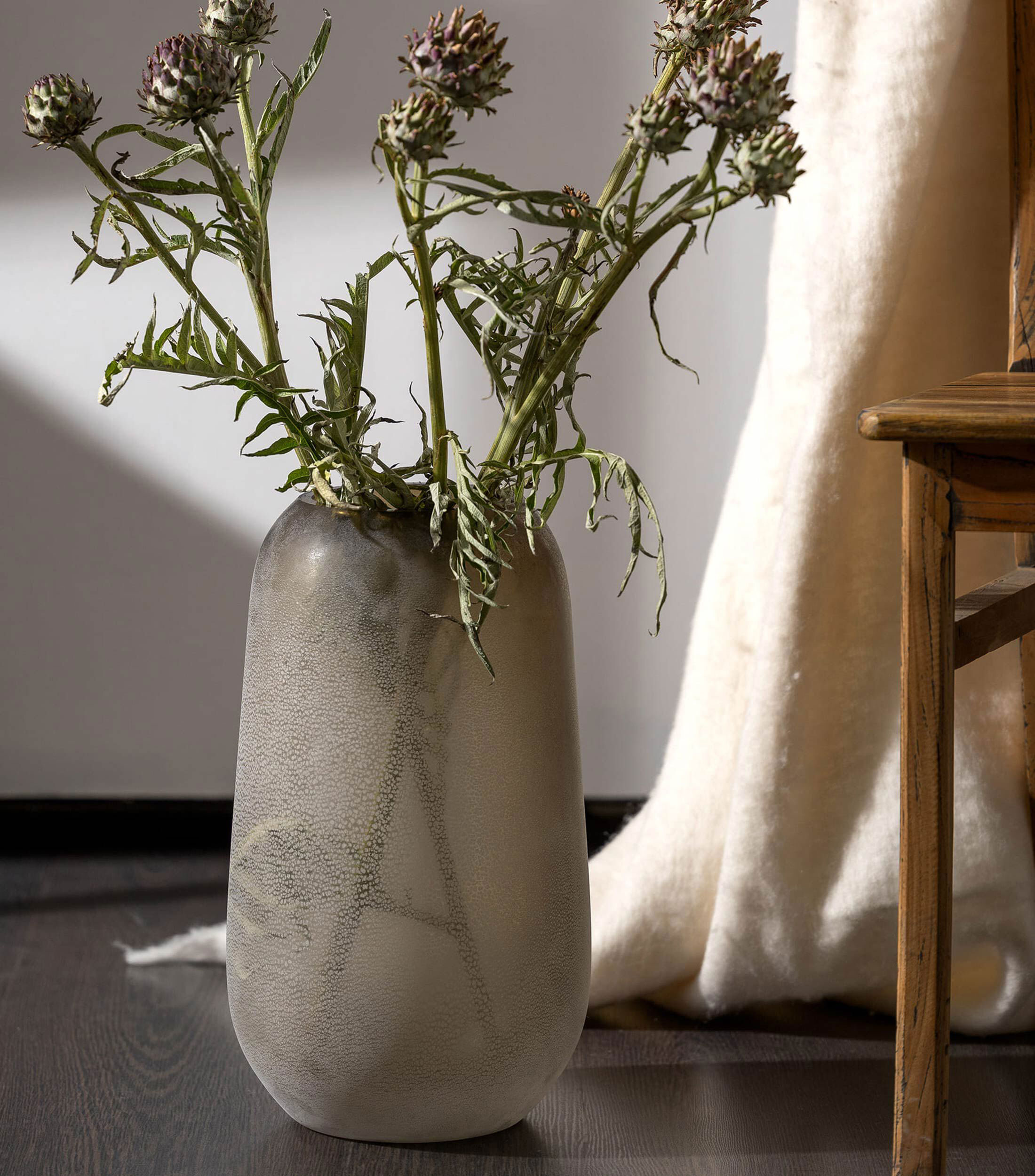 Florero Trogolo en Cristal