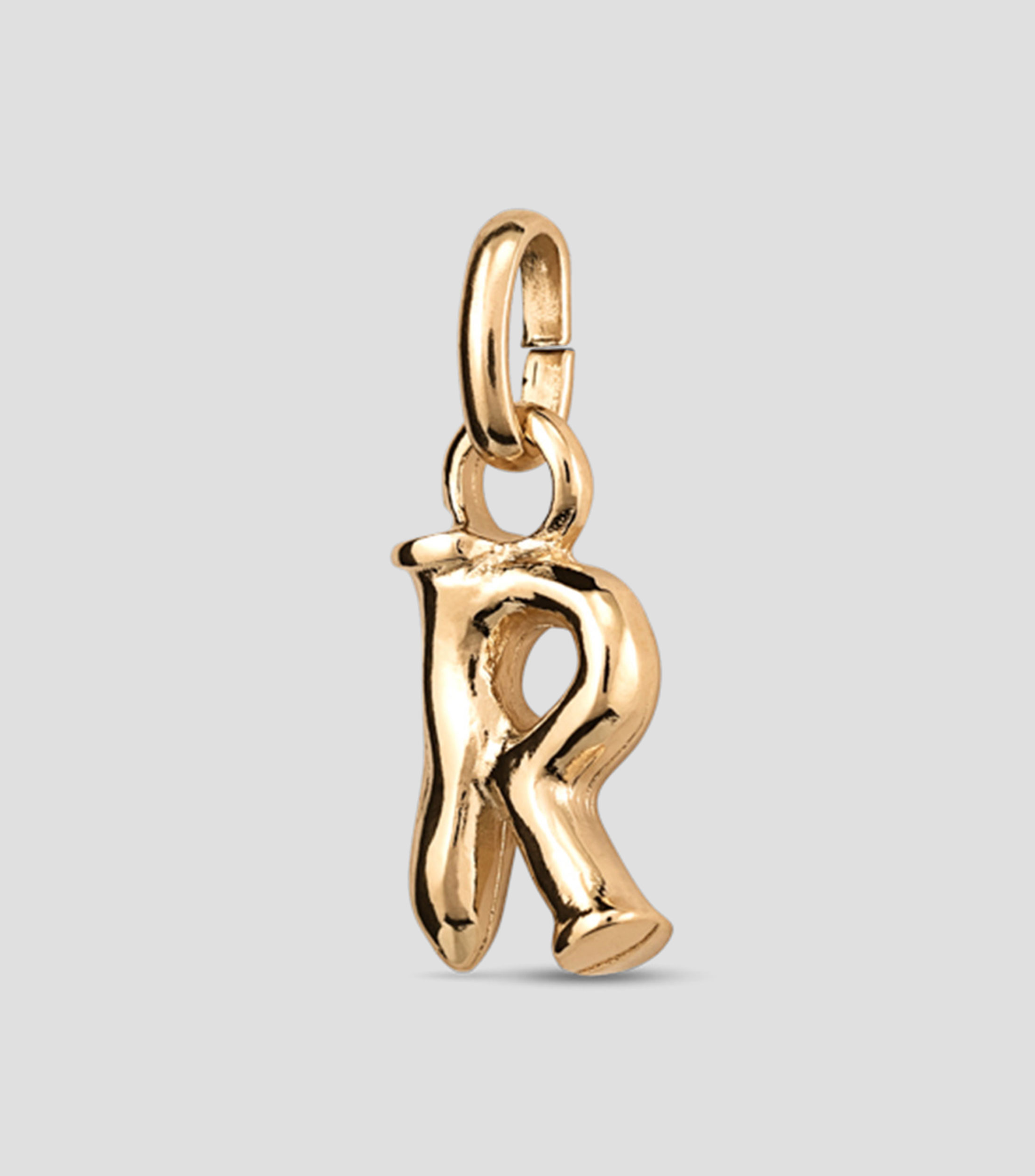 Charm letra R con argolla Mujer