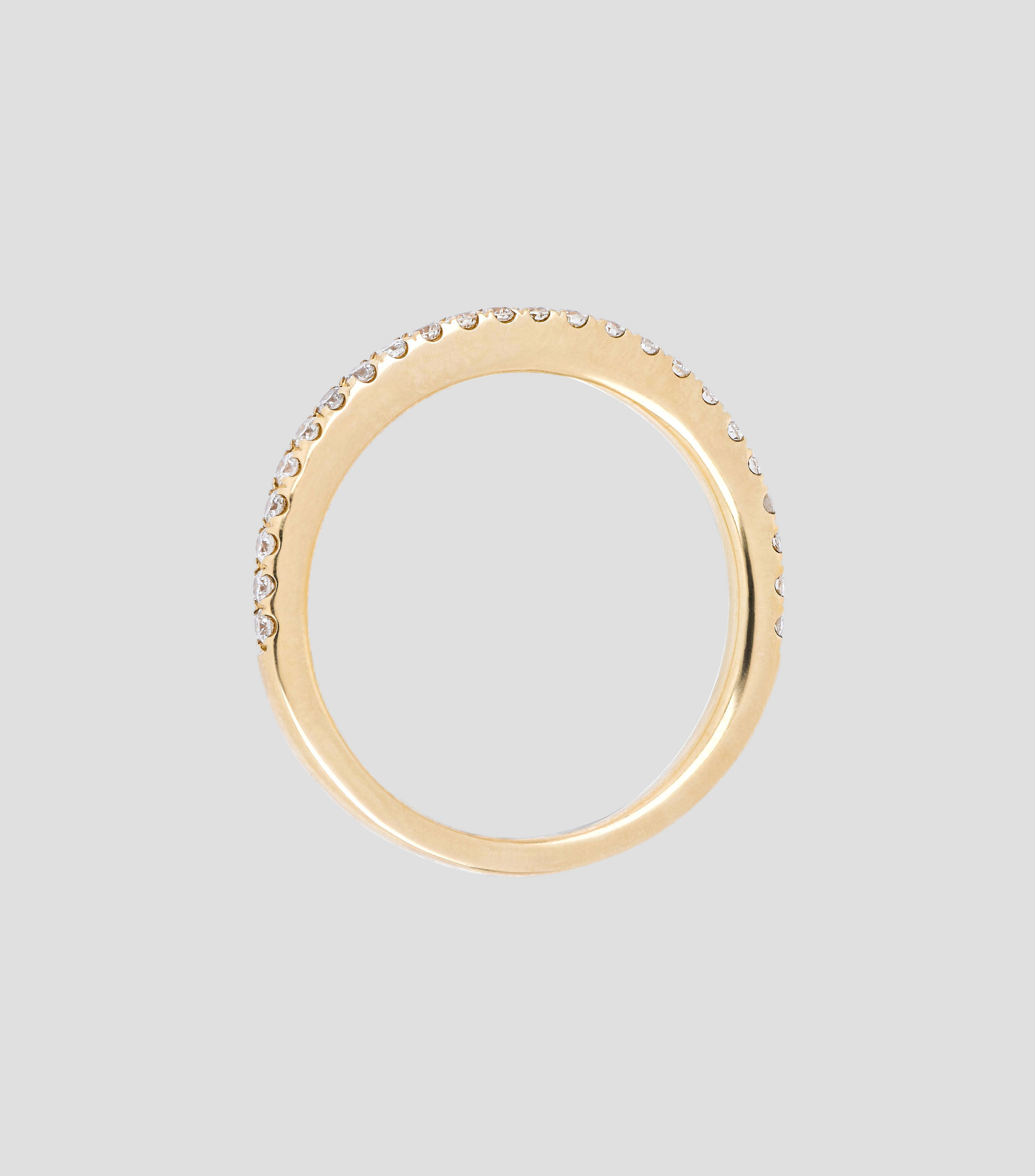 Anillo churumbela en oro 14 Kts con diamantes Mujer