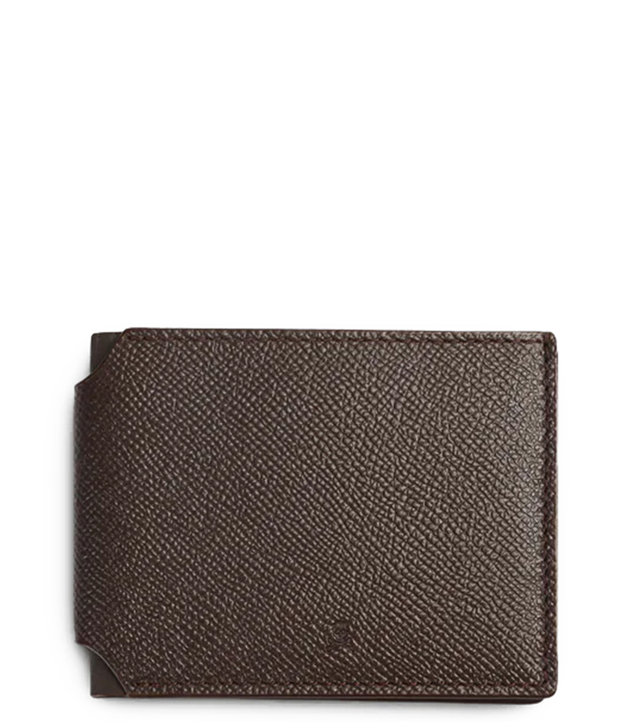 Cartera bifold en piel Arno Hombre