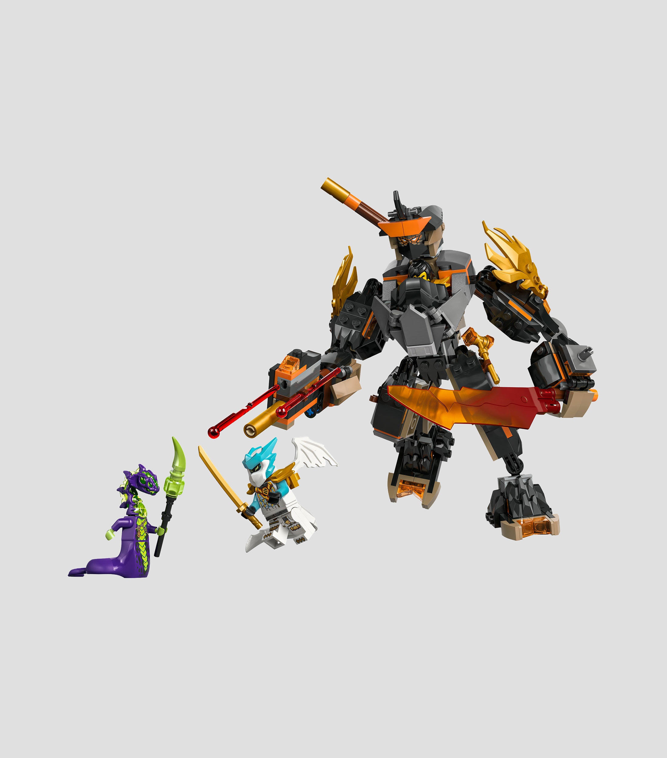 Lego NINJAGO, Mech de Misión de Cole y Zane Dragón