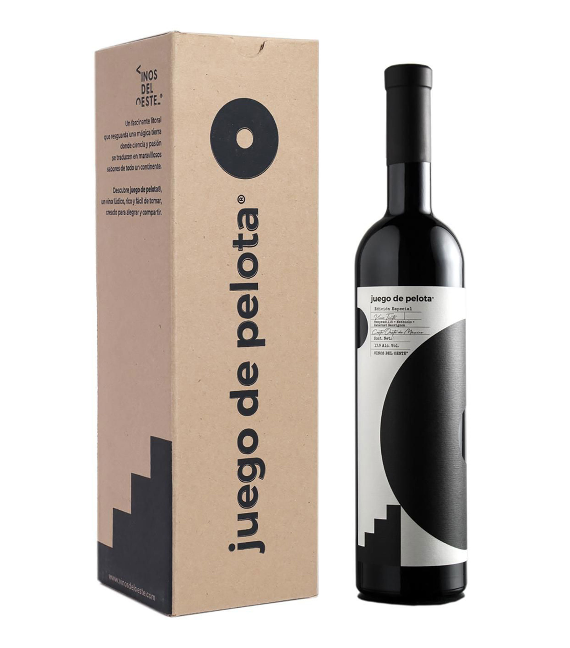 Vino Tinto Tempranillo Juego de Pelota Edicion Especial, Mexico, 750 ml