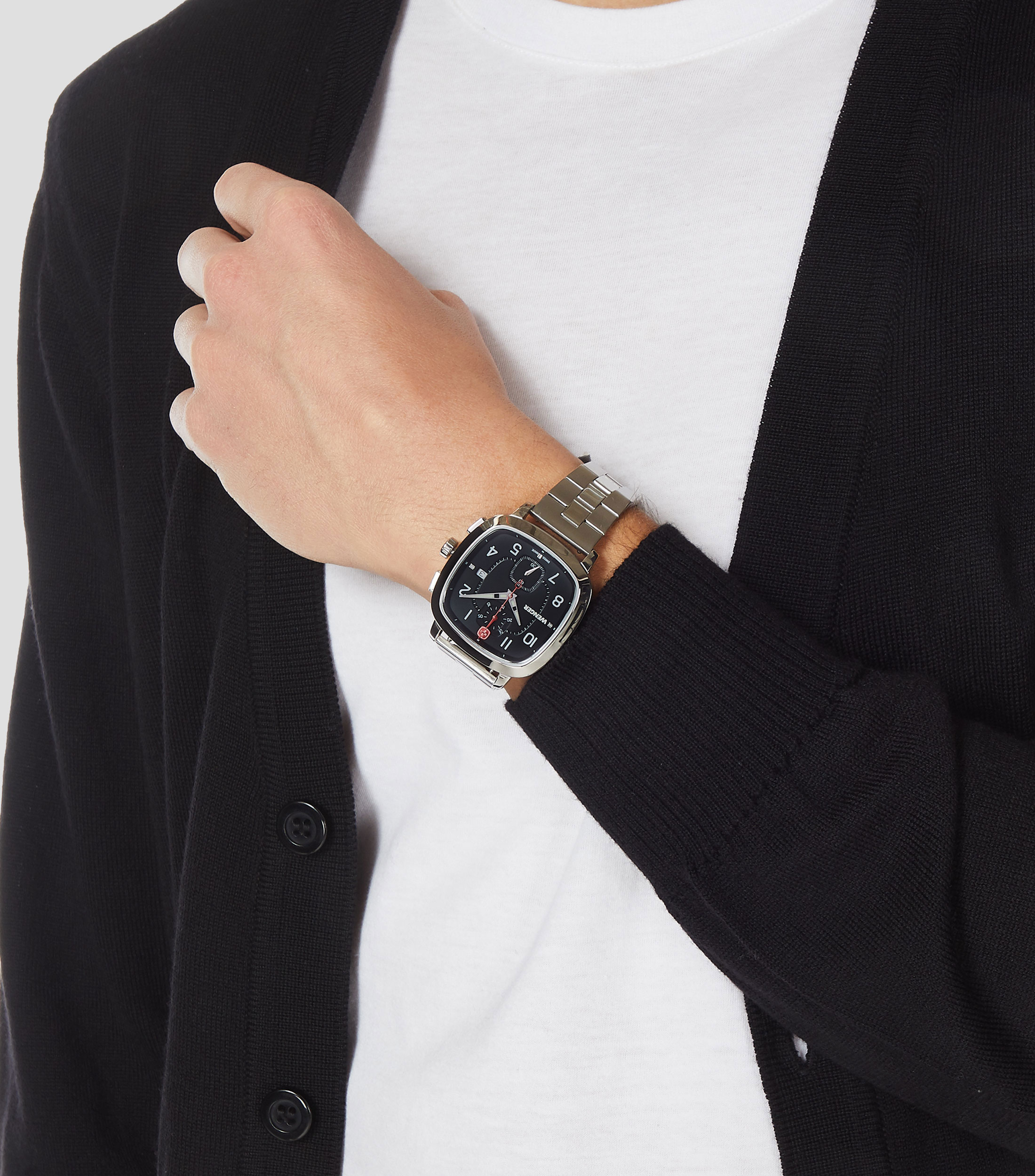 Reloj para Hombre Vintage Sport Casual, Plata