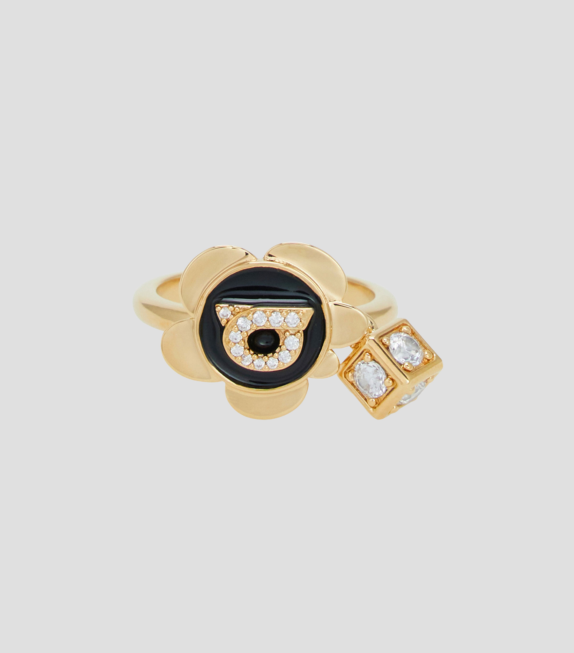 Anillo con Charm Gancini talla 50 Mujer