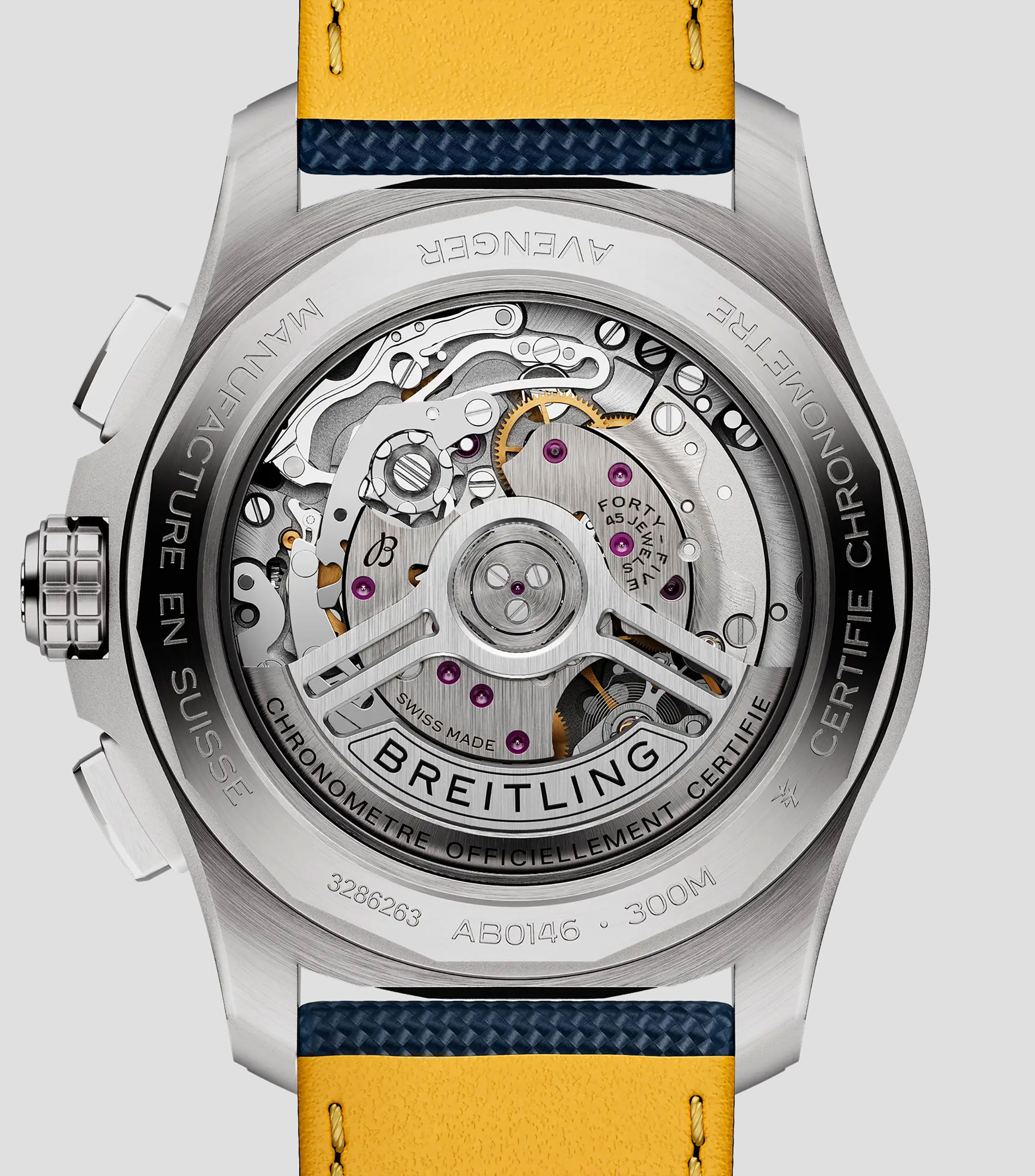 Reloj para Hombre Avenger B01 Chronograph Casual Plateado