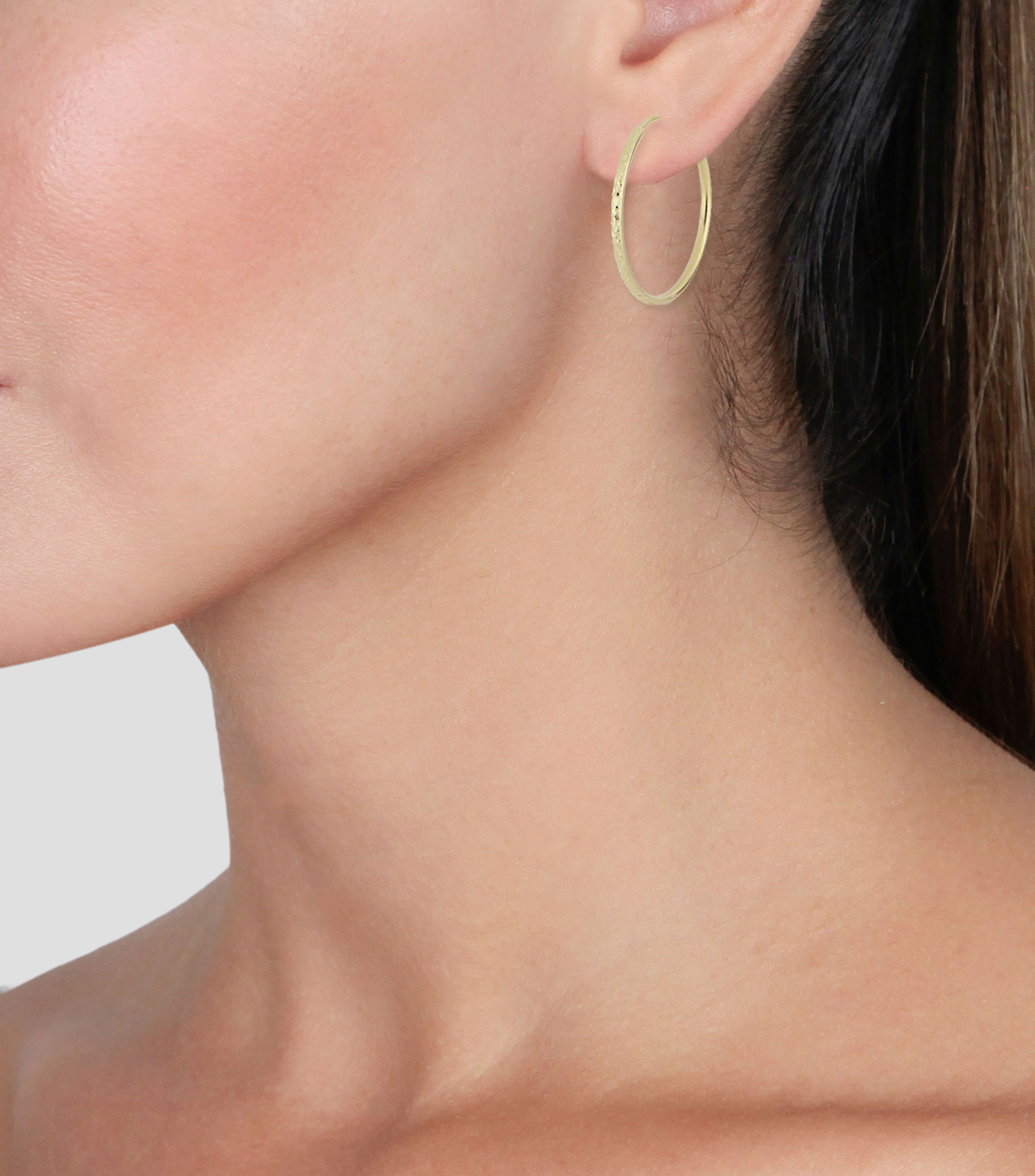Arracadas en oro amarillo 14 Kilates Mujer