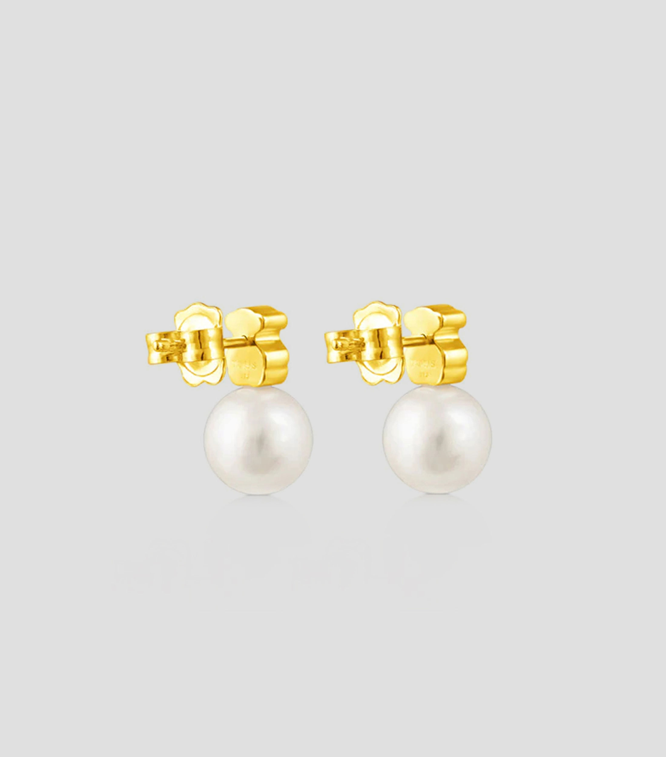Aretes en Oro amarillo 18 Kilates Sweet Dolls con perla Mujer