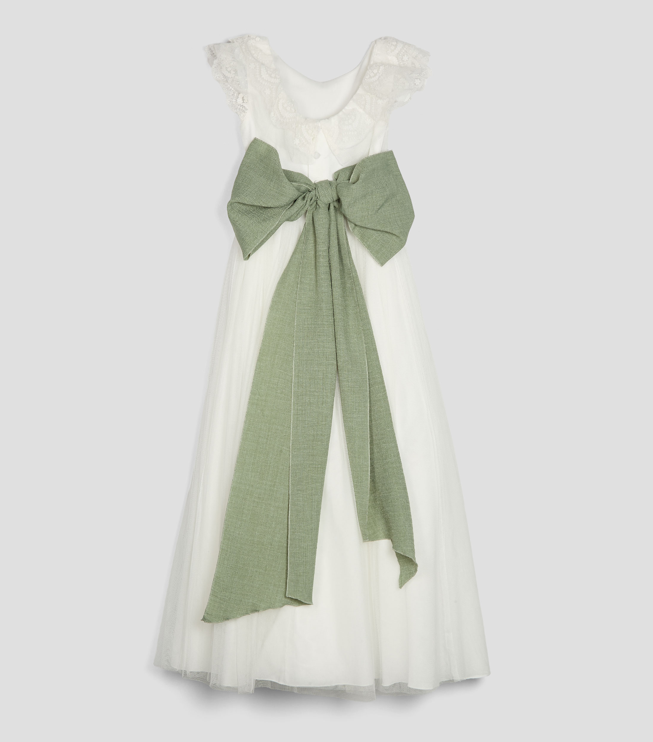 Vestido de primera comunión liso Niña