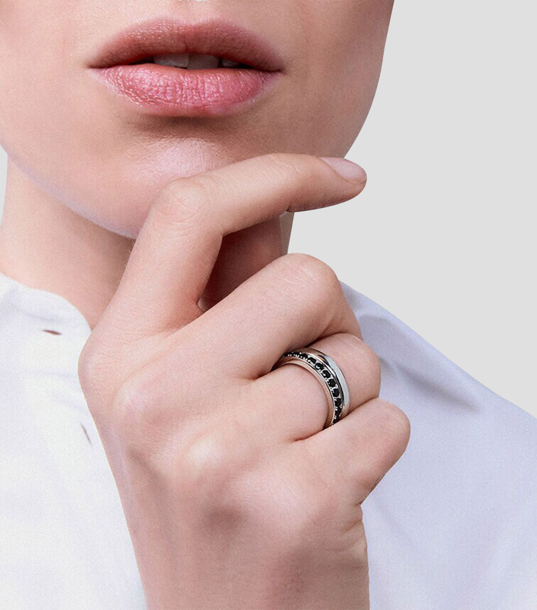 Anillo en plata Mujer