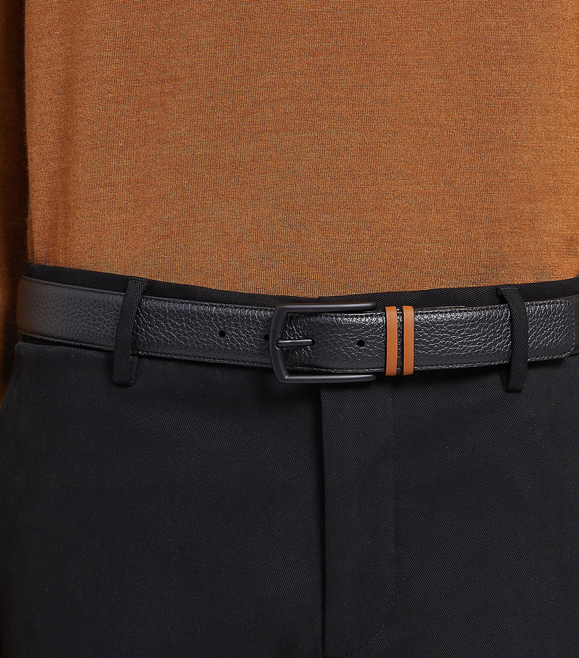 Cinturón piel casual Hombre