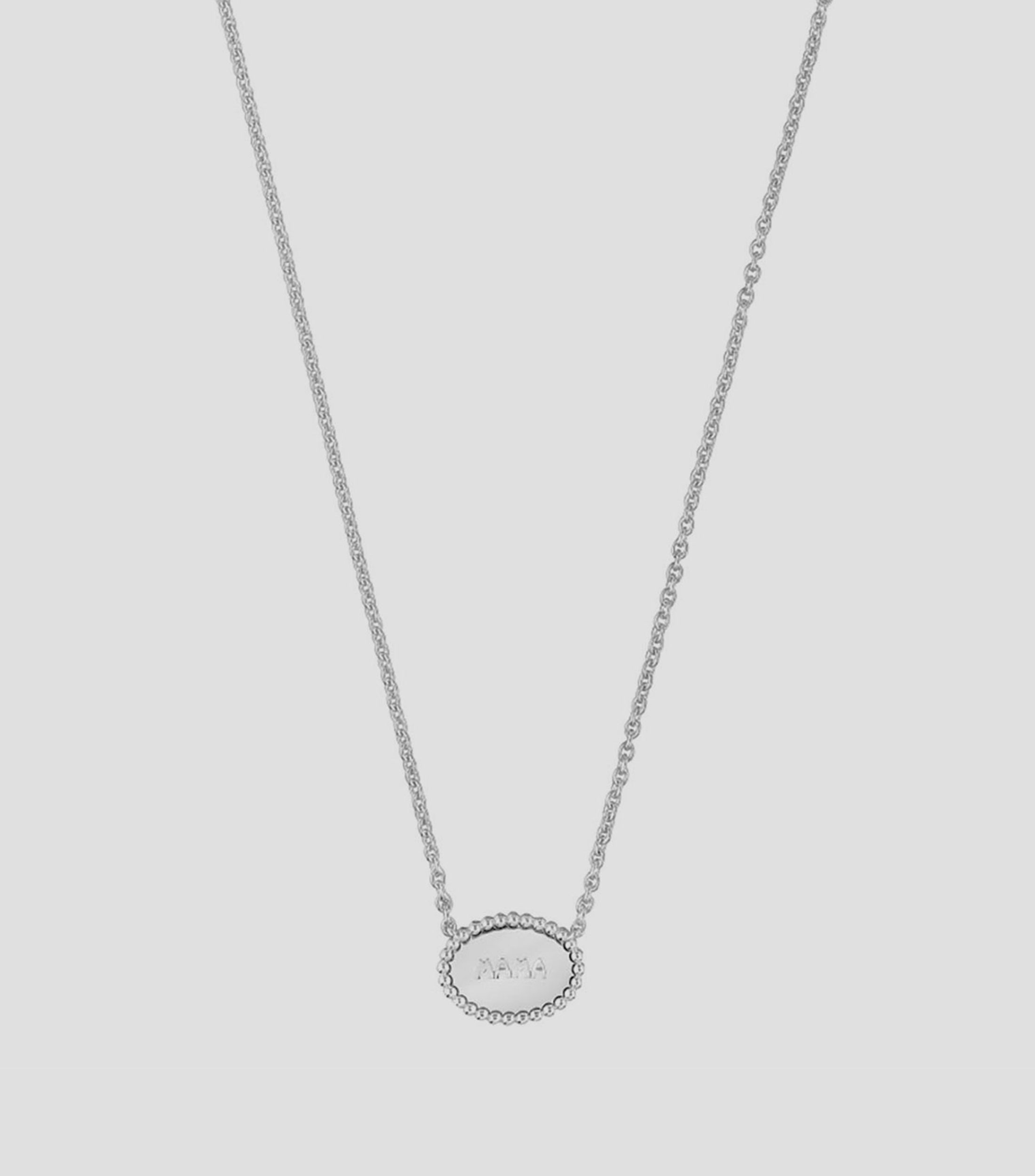 Collar en plata con dije Mujer
