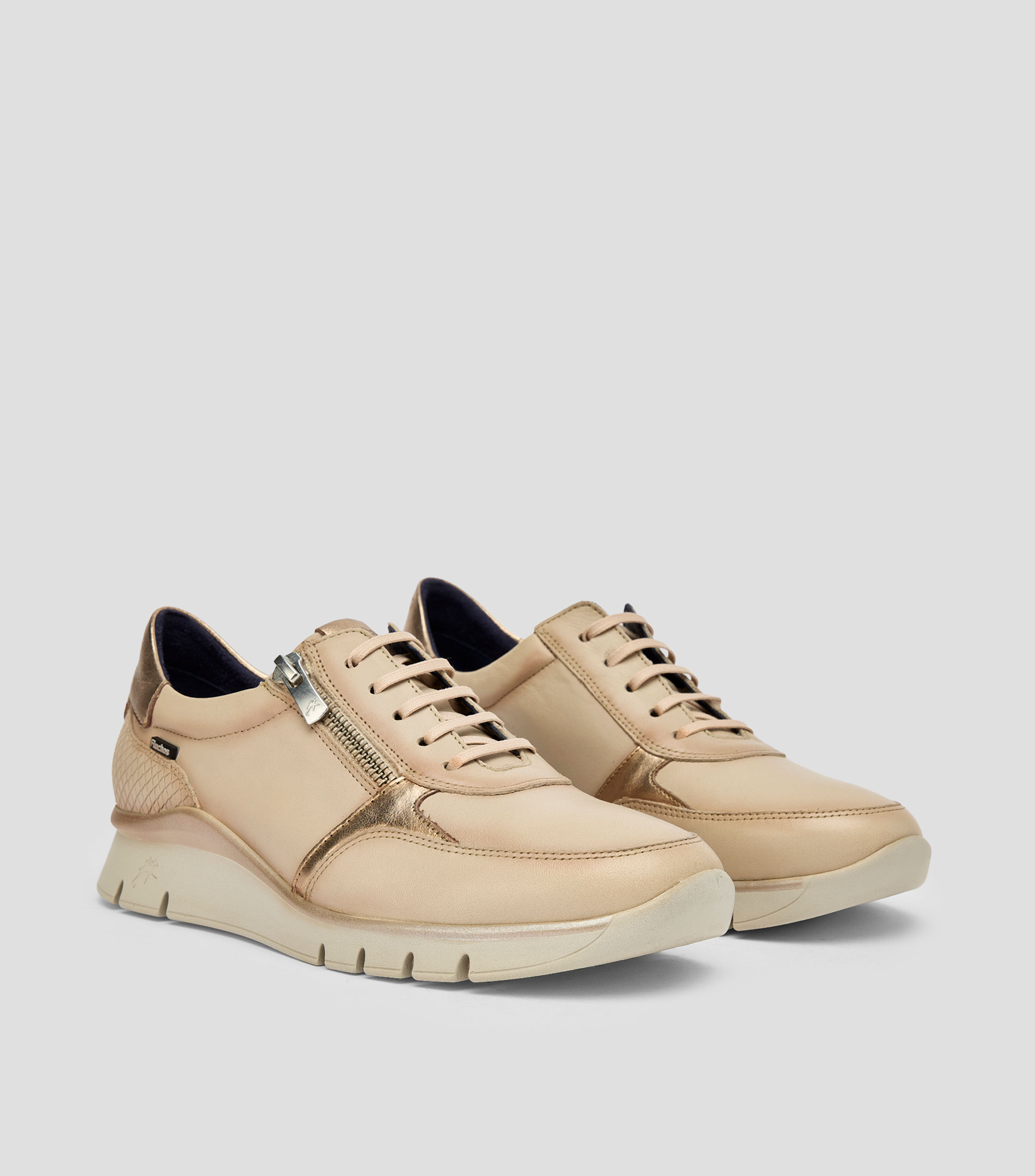 Tenis casuales en piel Mujer