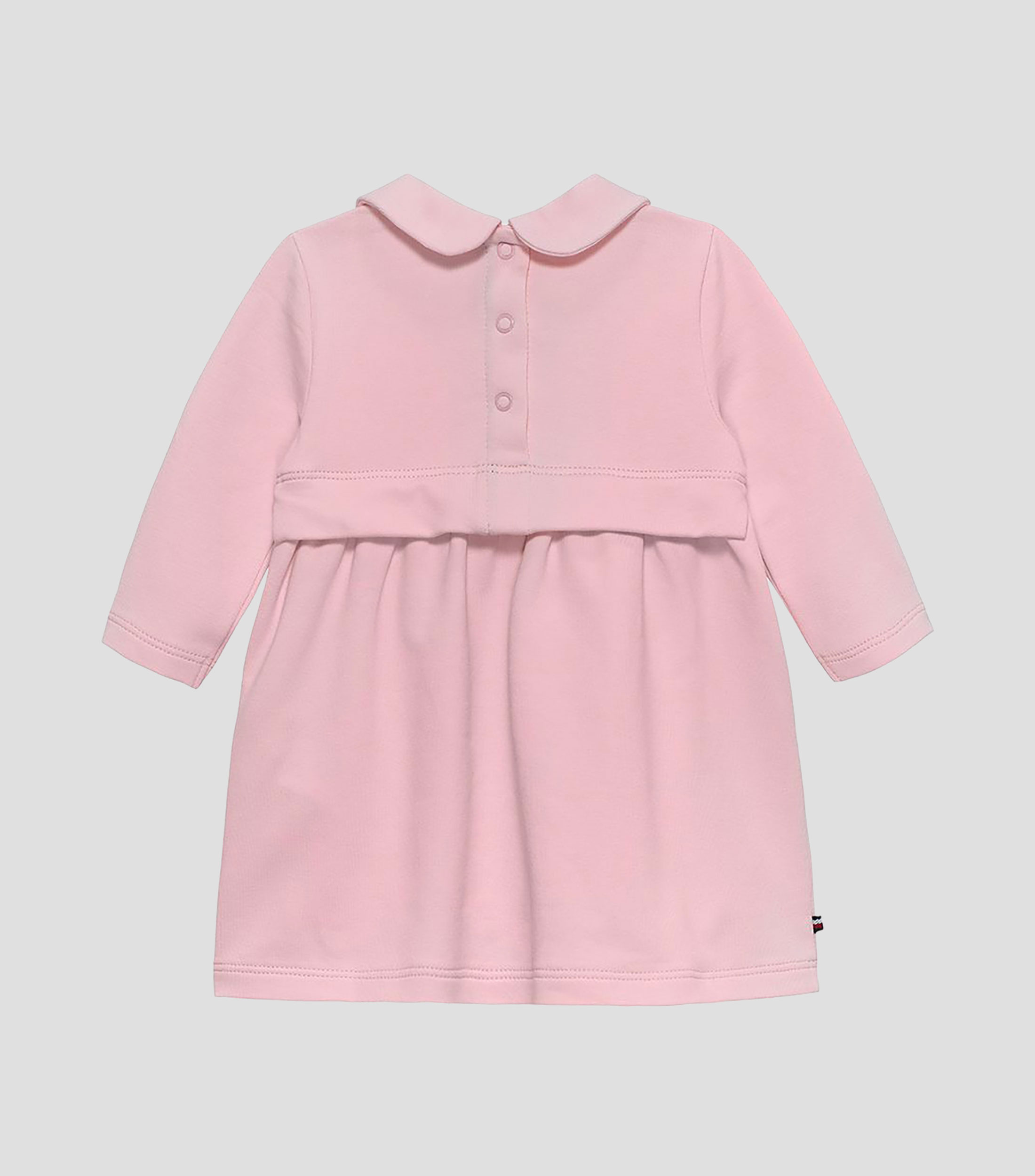Vestido de manga larga liso Bebé