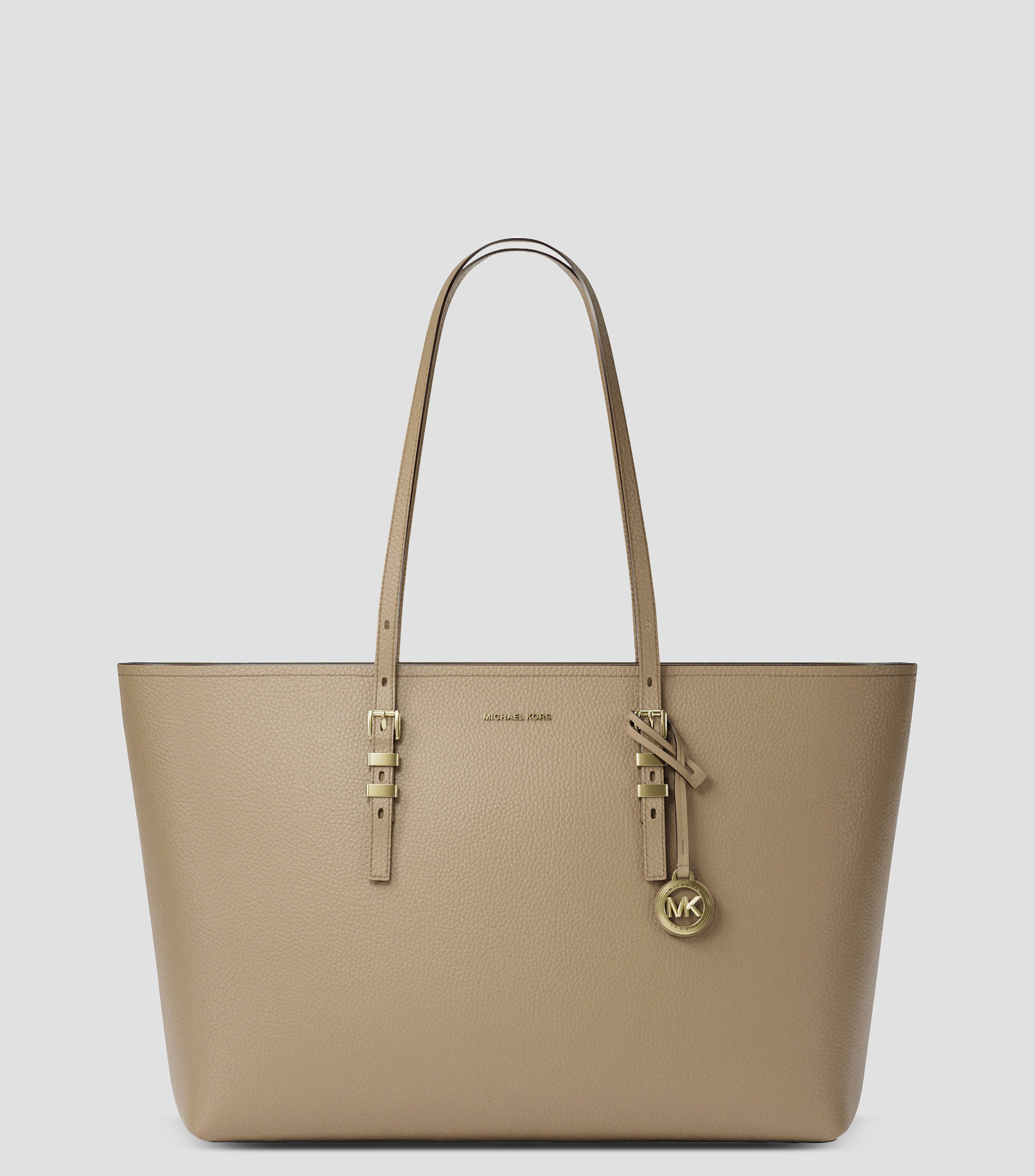 Bolsa tote en piel granulada Mujer
