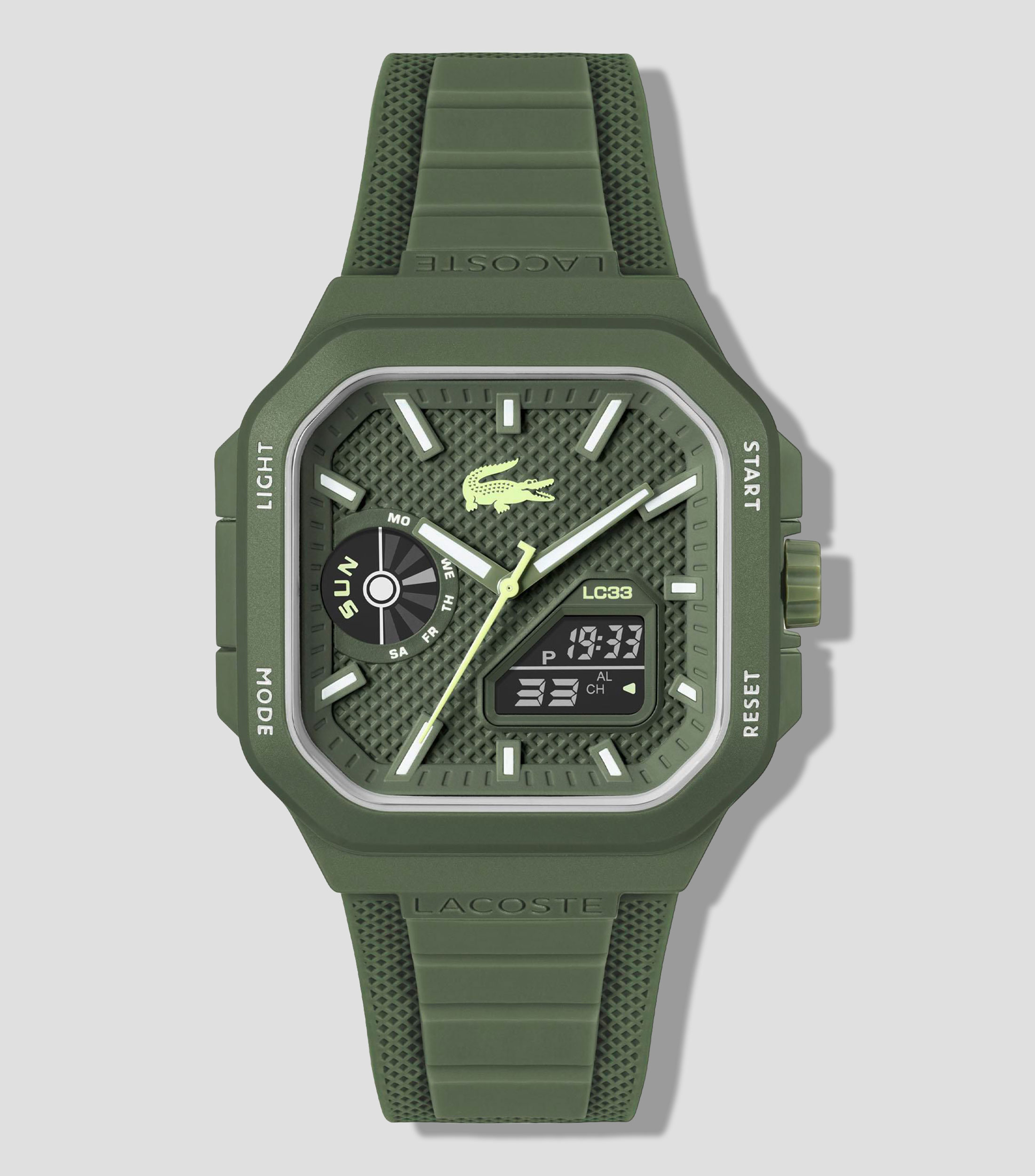 Reloj para Hombre LC33 Square deportivo verde