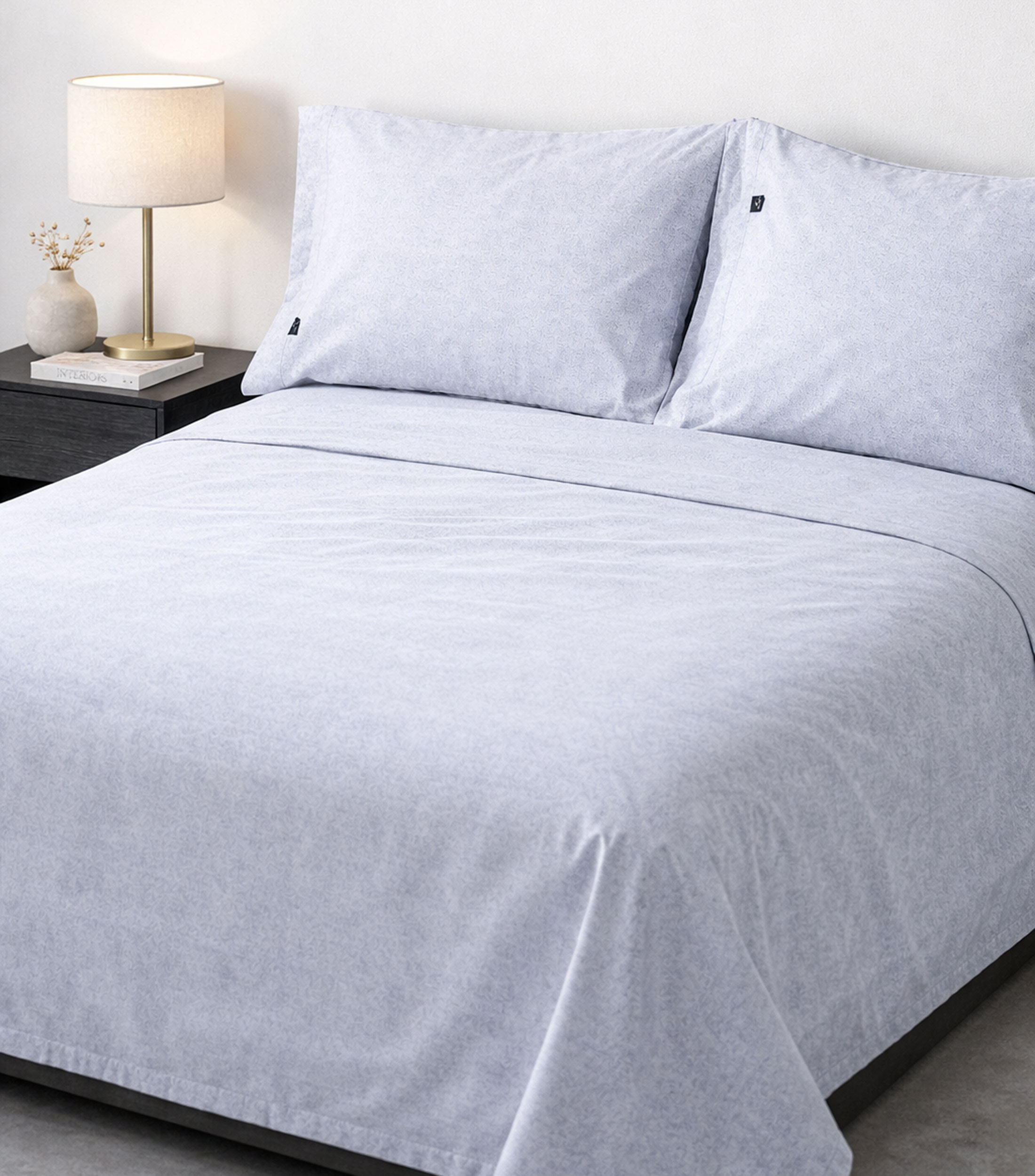 Juego de sábanas King Size en algodón Lazar