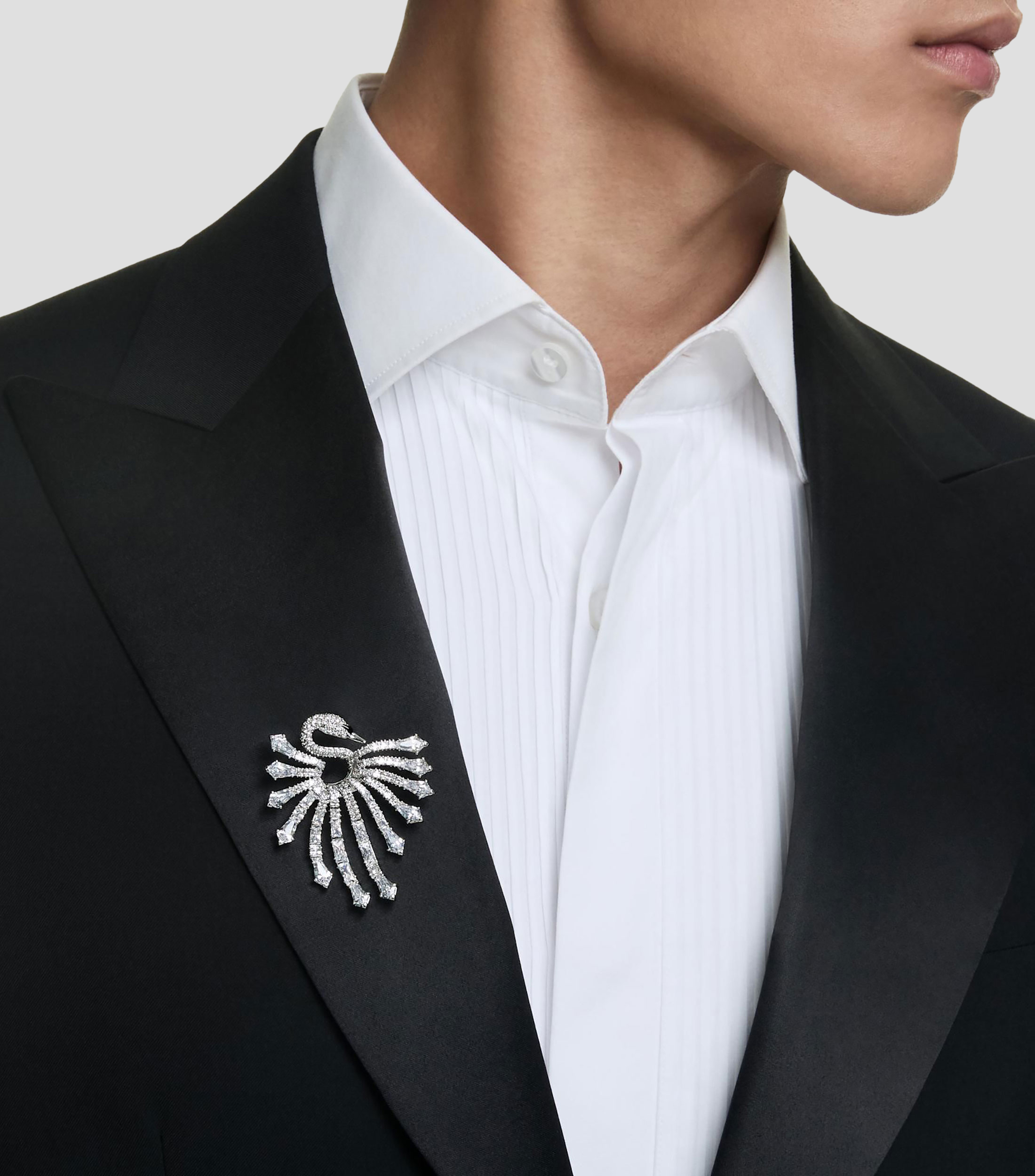Broche cisne Vienna Unisex