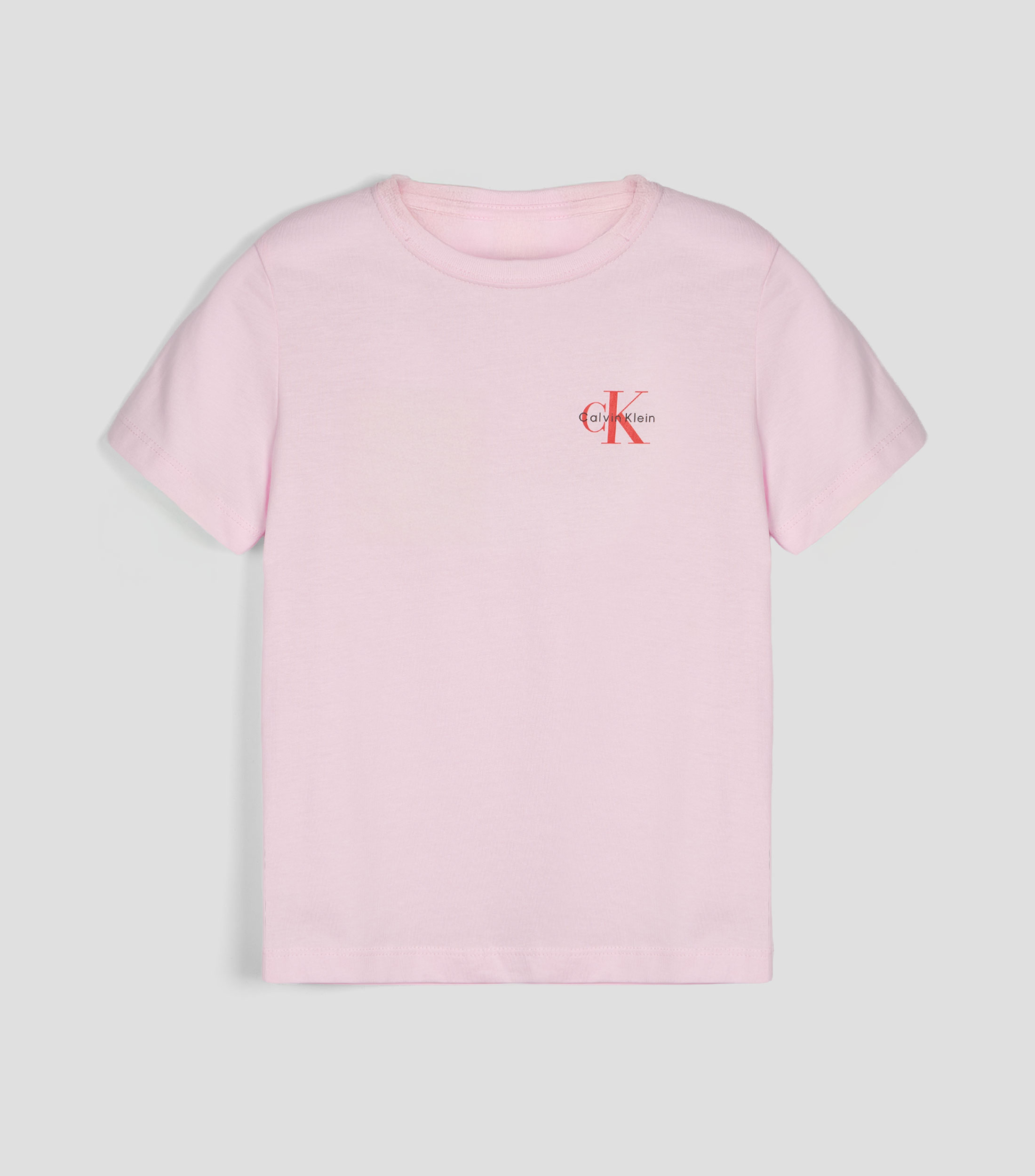 Playera cuello redondo manga corta lisa Niña