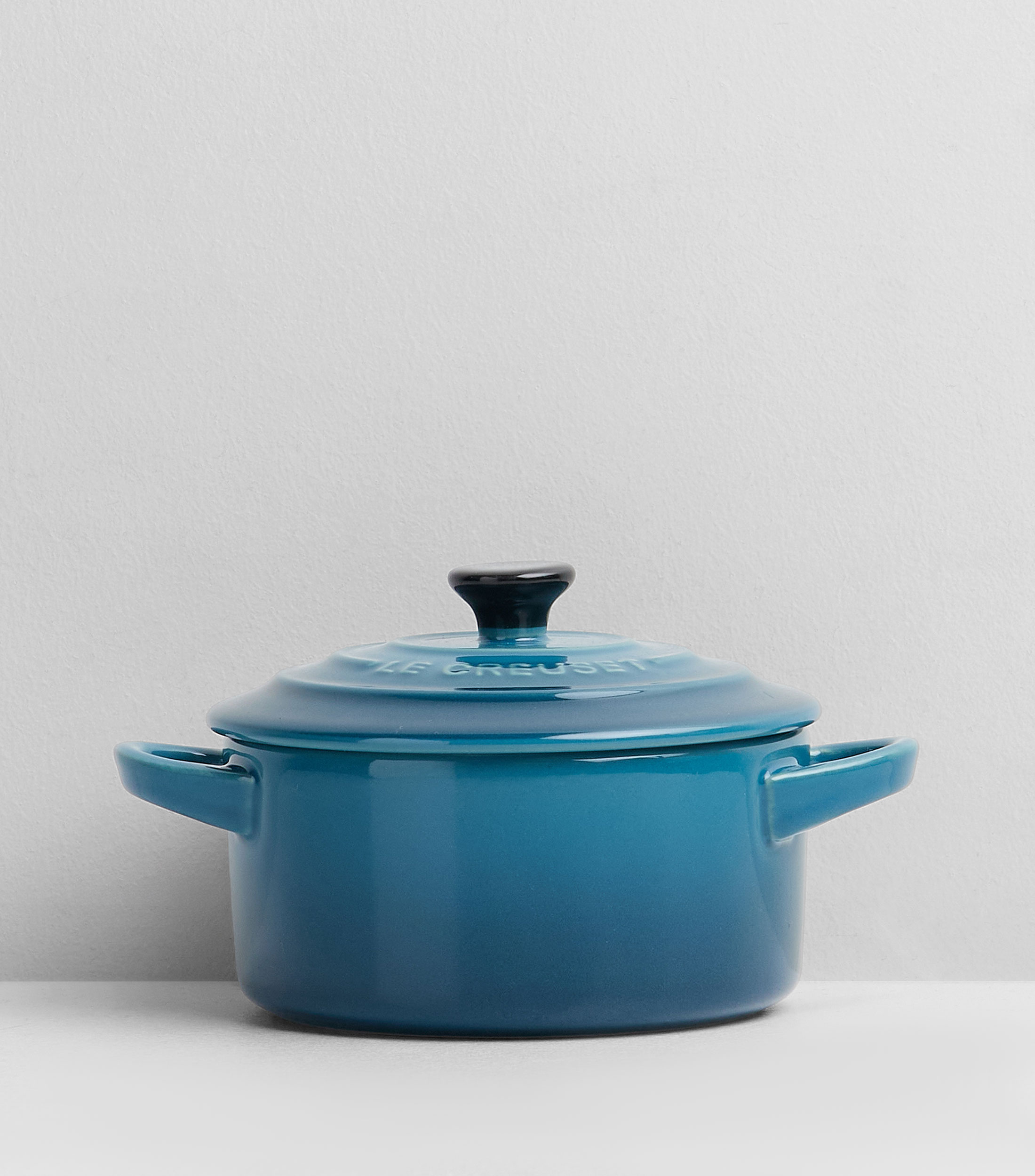 Olla Mini en cerámica Cocotte 250 ml azul