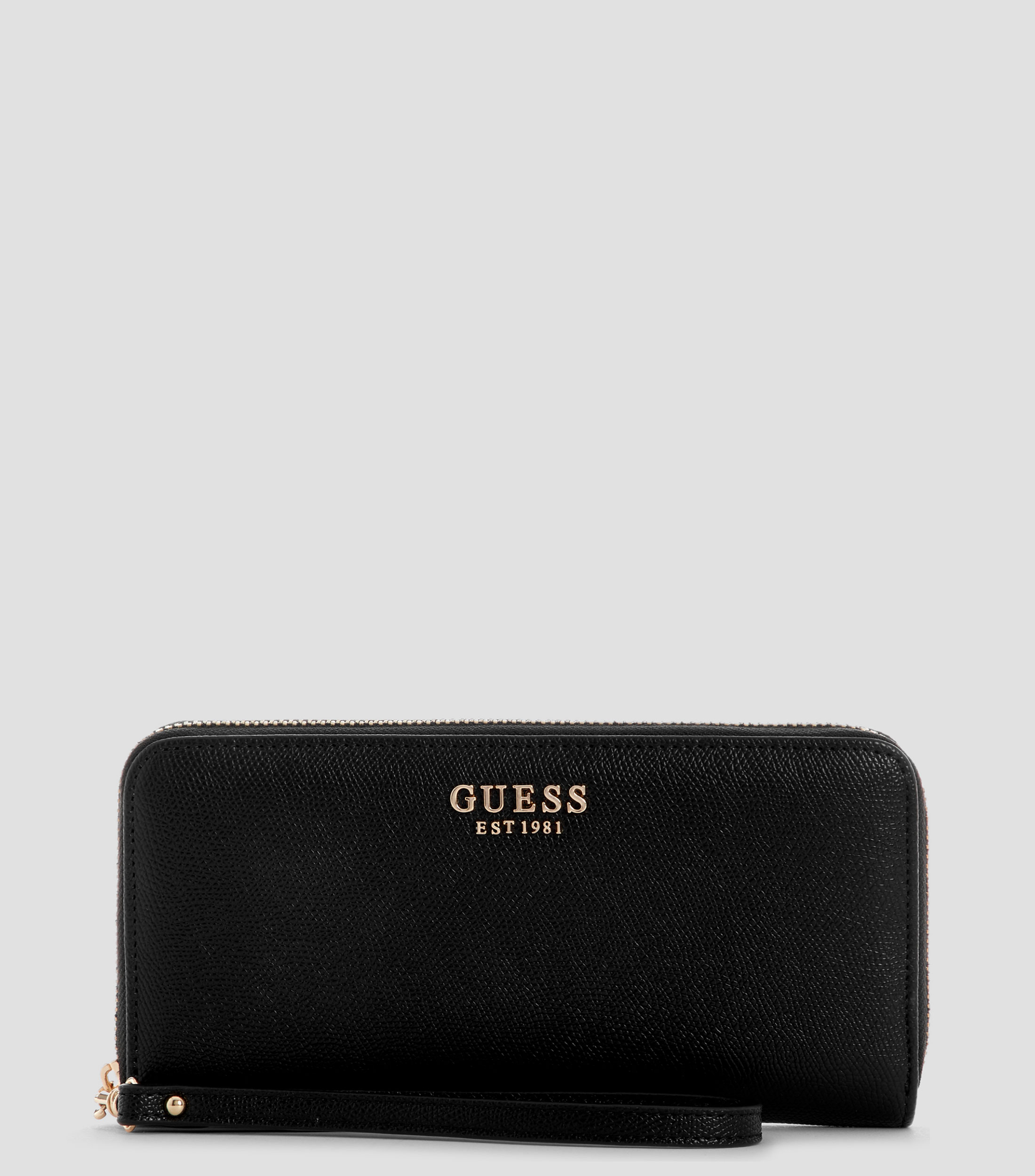 Cartera negra Amorette sólida Mujer